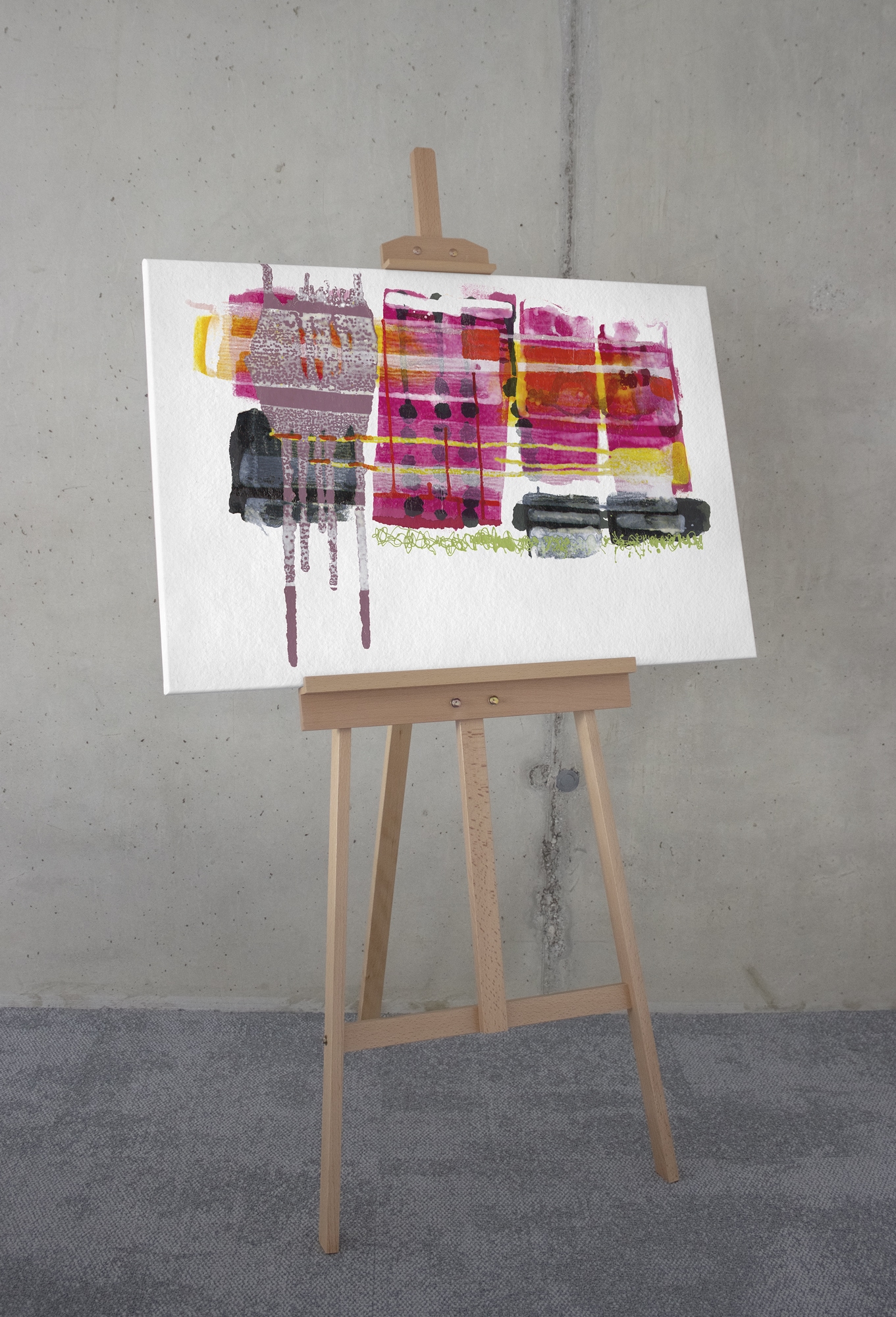 Komar Leinwandbild »Ruby Pink - Größe 60 x 90 cm«, Natur, (1 St.), Keilrahmenbild mi Echtholzrahmen