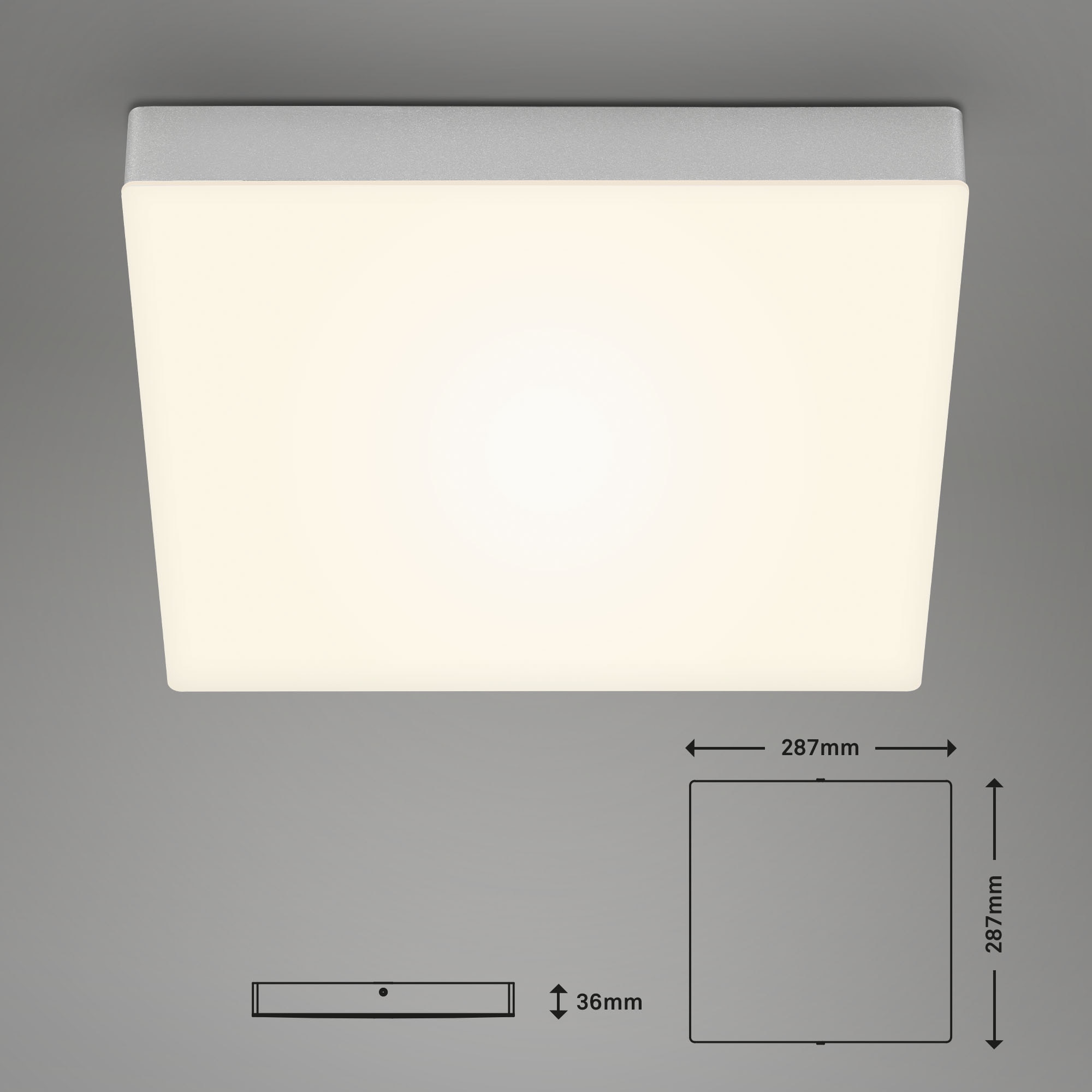 Briloner Leuchten Aufbauleuchte »Flame«, Leuchtmittel LED-Board | LED fest integriert