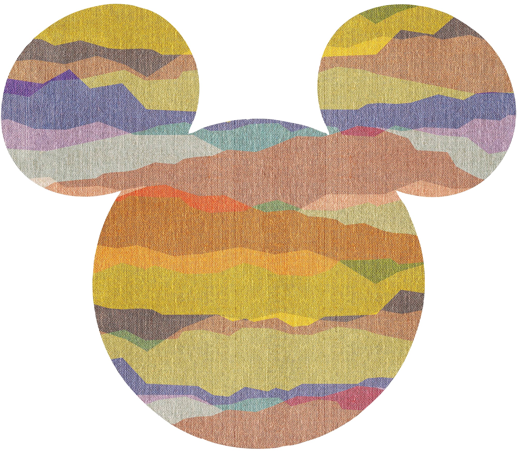 Komar Vliestapete »Vlies selbstklebend - Mickey Head Vista - Größe 125 x 12 günstig online kaufen