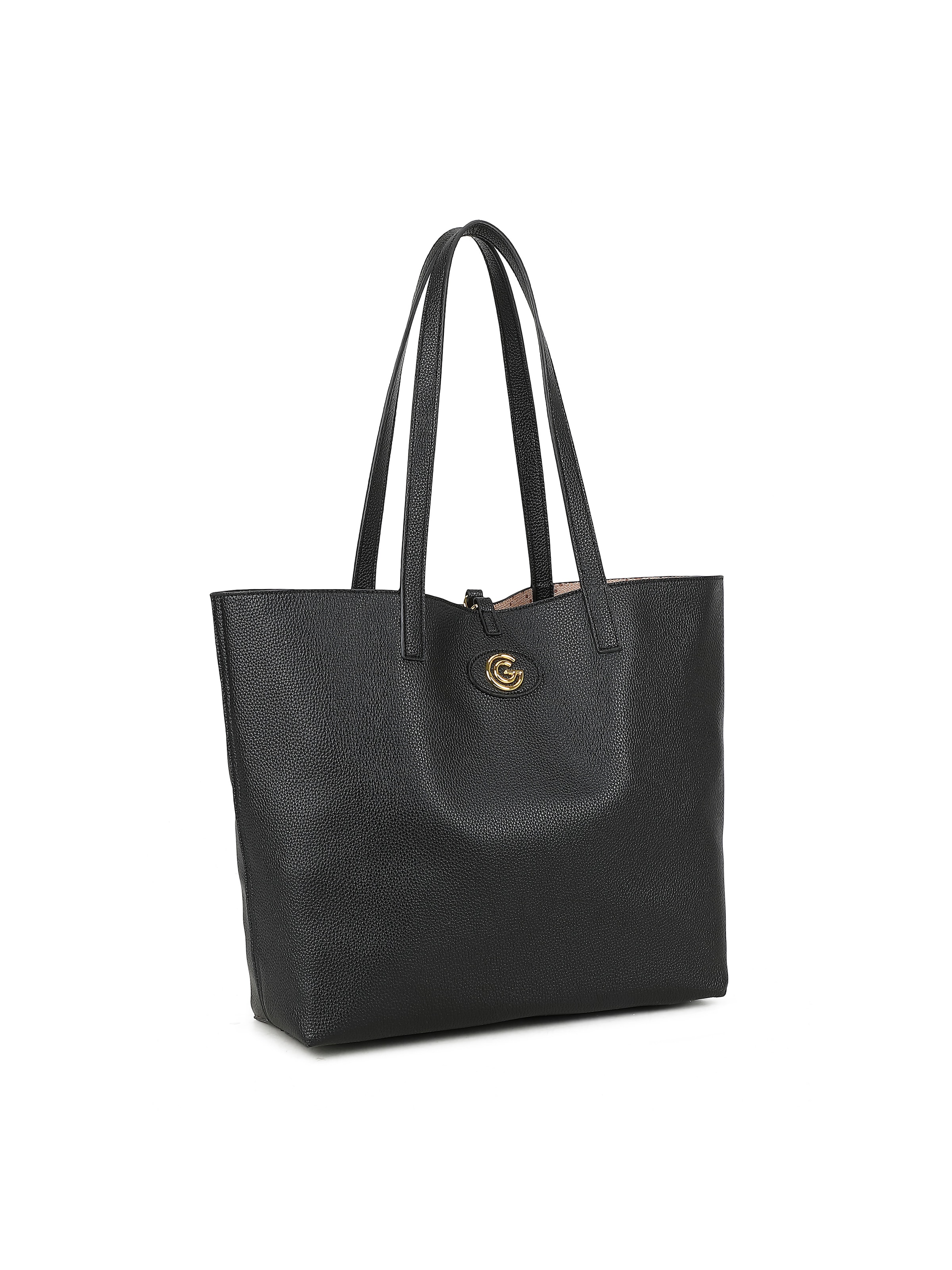 GABRIELLA G By Gabriella Gucci Shopper »LUANA« Damen Handtasche, Tragetasche mit goldfarbenem G-Logo