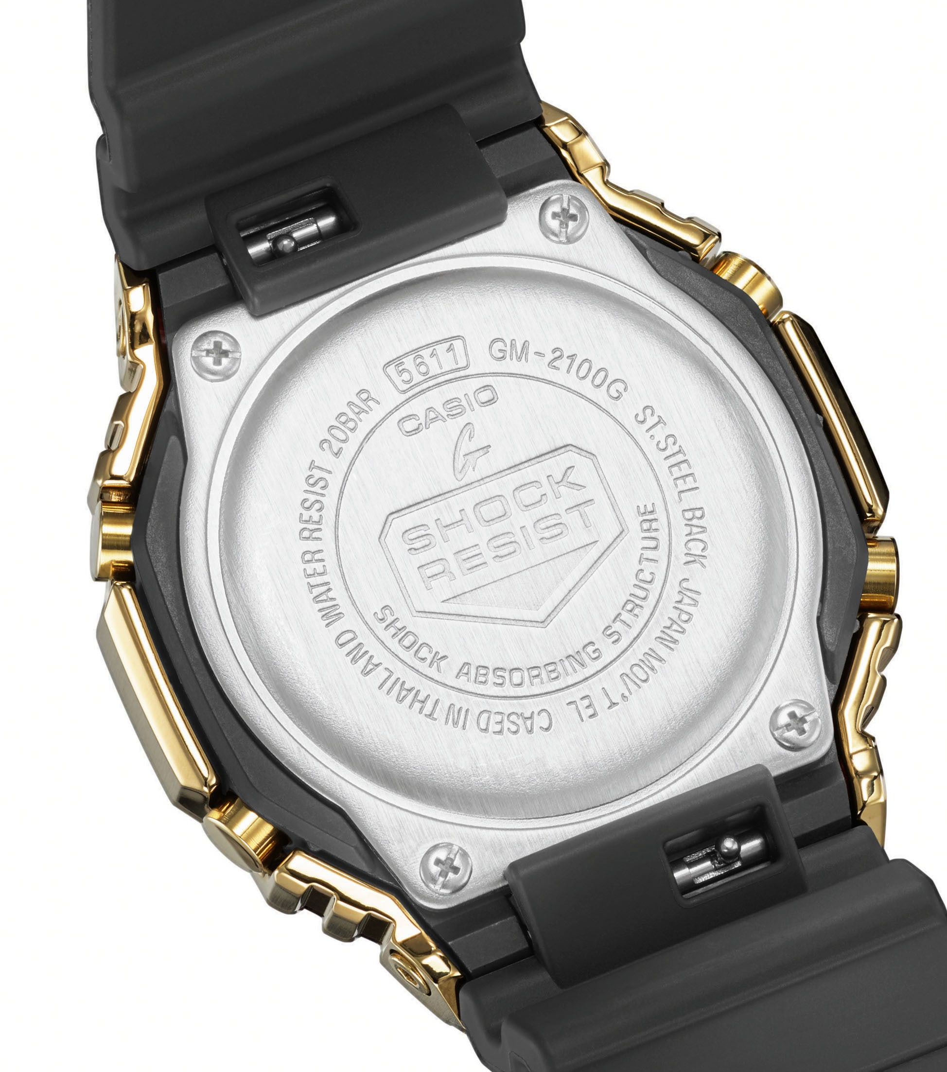 CASIO G-SHOCK Chronograph, Quarzuhr,Armbanduhr,Herrenuhr,digital, bis 20 bar wasserd.Resinarmband