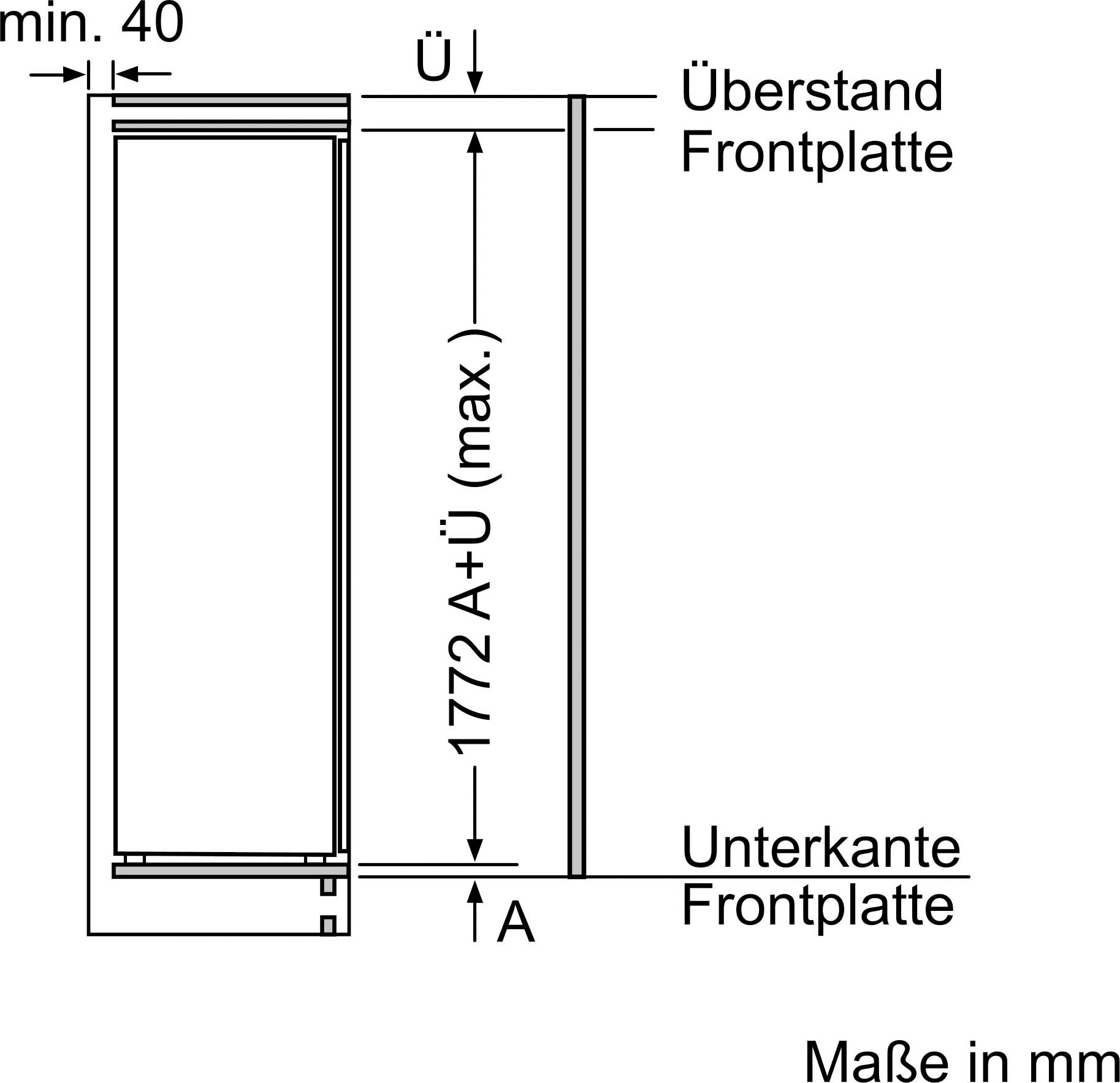 NEFF Einbaukühlschrank N 30 »KI1811SE0«, Fresh Safe: Schublade für flexible Lagerung von Obst & Gemüse
