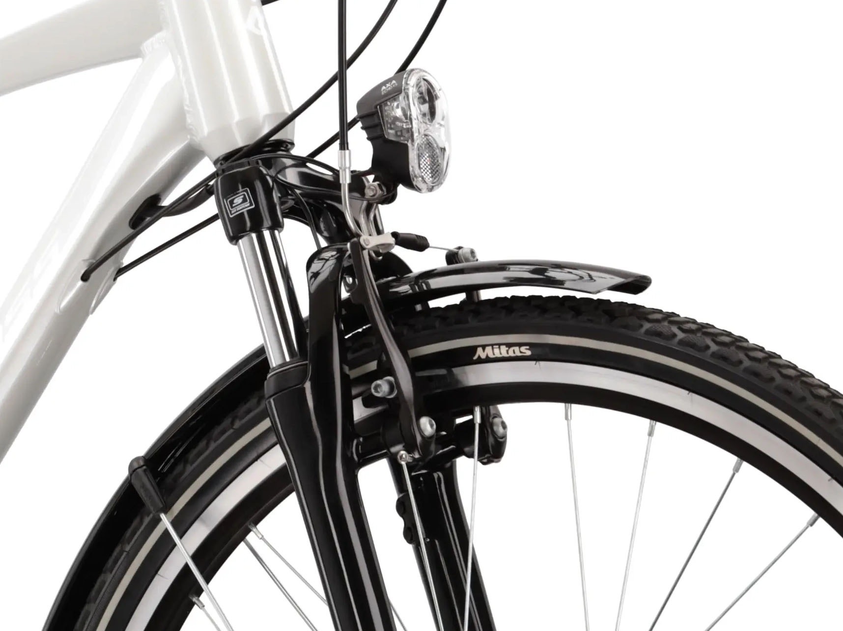 Kross Trekkingrad »Trekkingrad Trans 4.0 weiß 21 Gänge«, 21 Gang, Shimano, ACERA T3000 Schaltwerk, Kettenschaltung