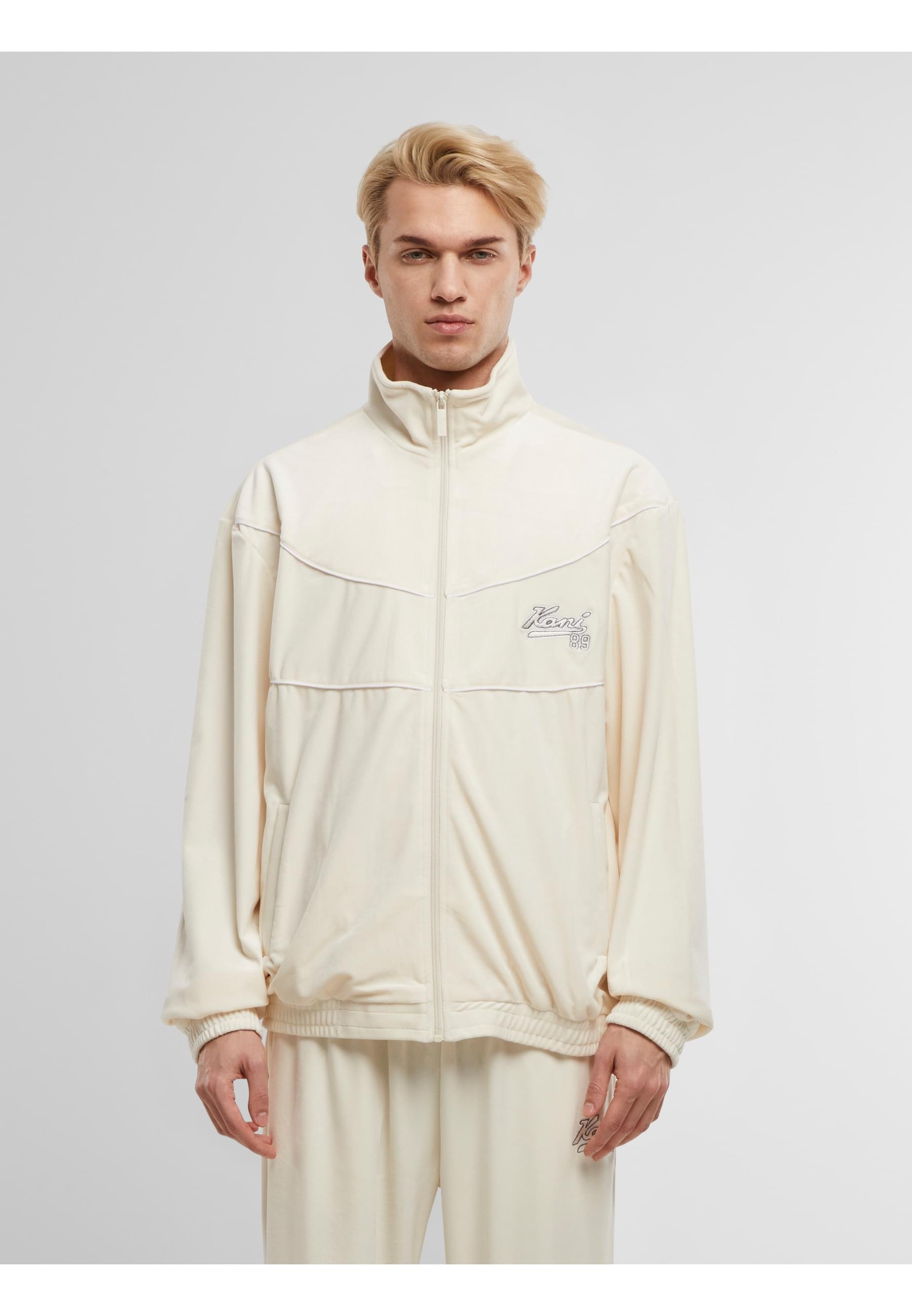 Karl Kani Trainingsjacke »Karl Kani Kani Varsity Velours Trackjacket« 1 Stk. tlg. ohne Kapuze