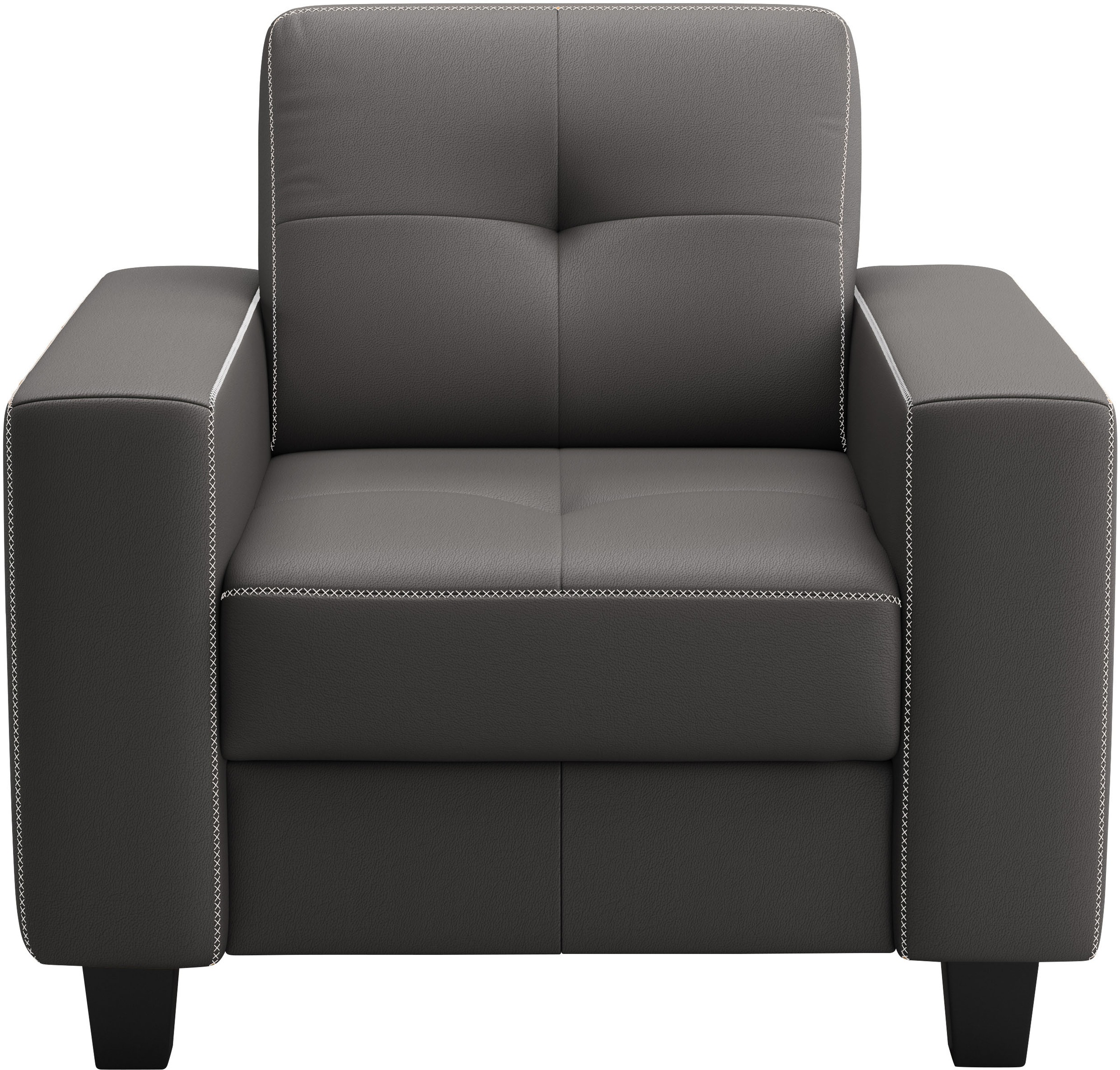 Home affaire Sessel »Varese« Kreuznaht in beige günstig online kaufen