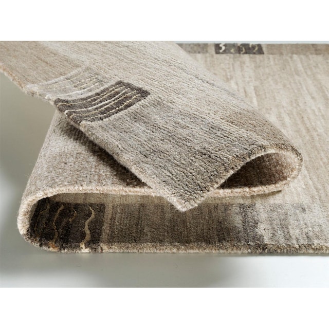 OCI DIE TEPPICHMARKE Teppich »Natura Silk Greny«, rechteckig, handgeknüpft,  Wohnzimmer bequem und schnell bestellen