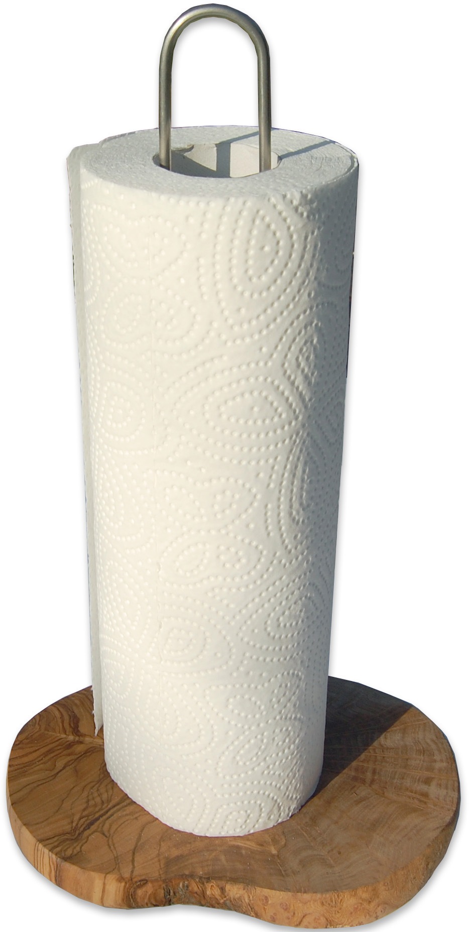 Olivenholz-erleben Küchenrollenhalter »DESIGN mit Edelstahlstangen und Oliv günstig online kaufen