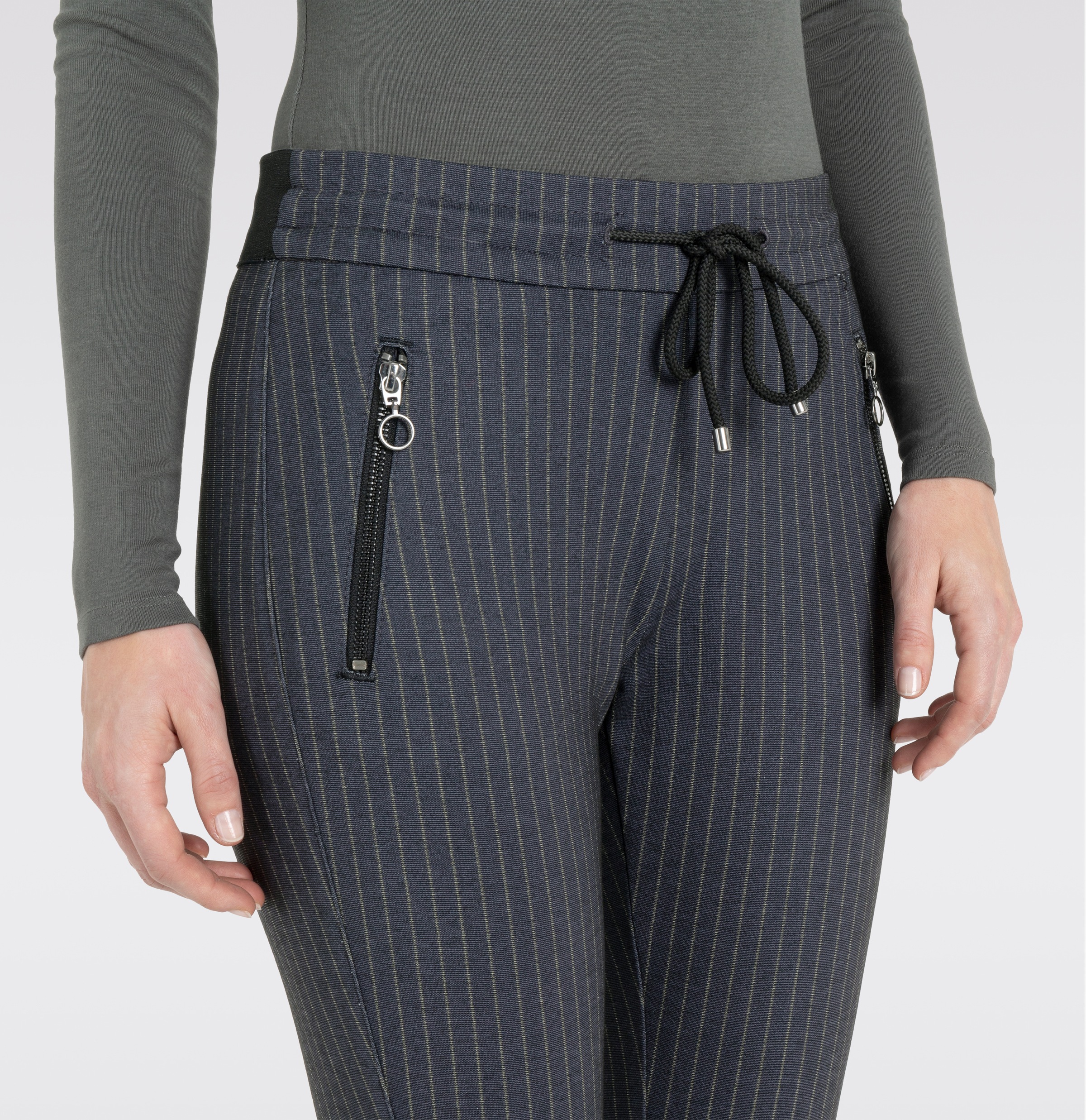 MAC Jerseyhose »easy smart«  mit dezenten Reißerschluss-Taschen