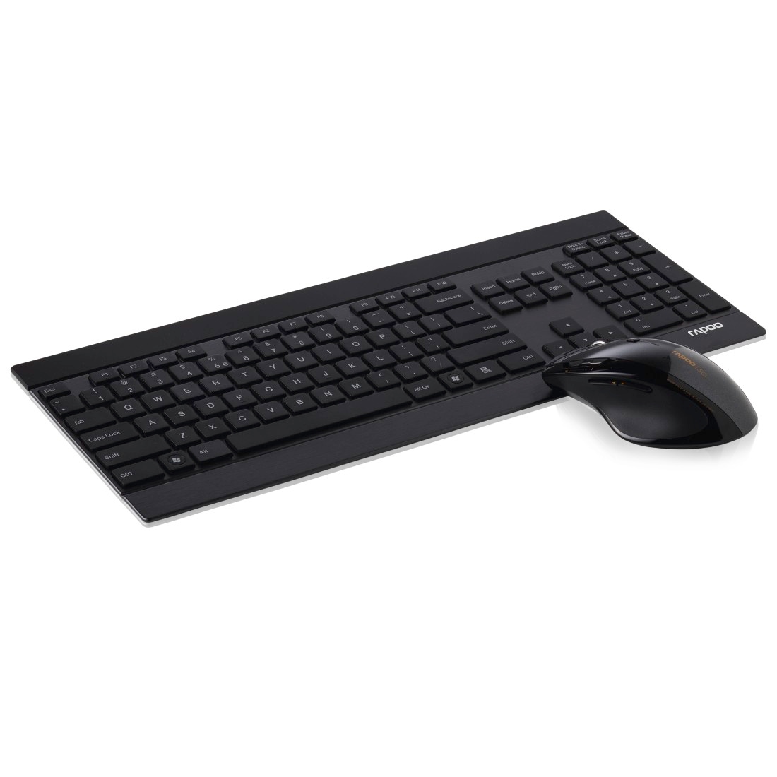 Rapoo Tastatur- und Maus-Set »8900P kabelloses Tastatur-Maus-Set, 5 GHz Wireless Verbindung 1600 DPI«