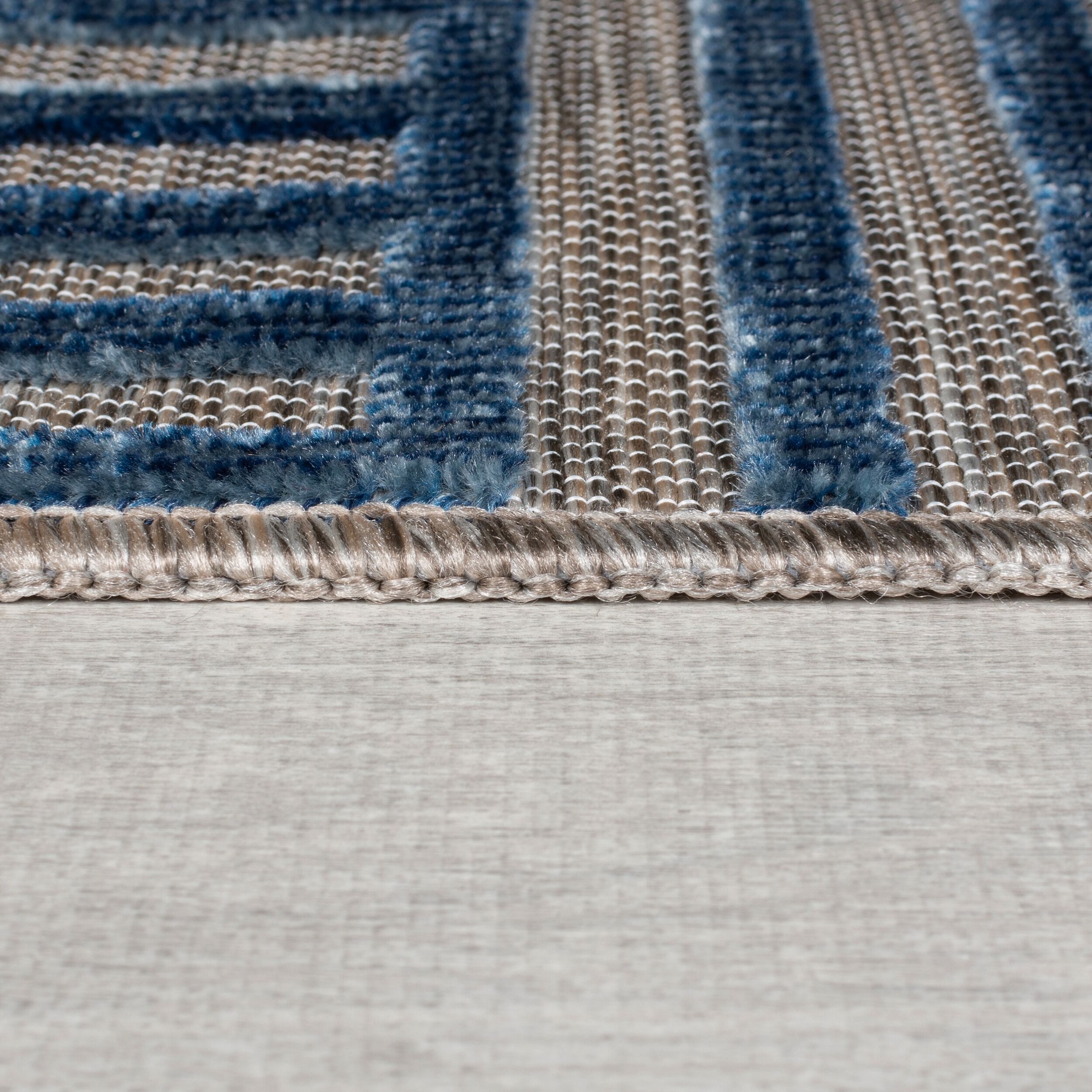 FLAIR RUGS Teppich »Vigo Blocks«, rechteckig, 4 mm Höhe, Vigo Blocks Indoor Outdoor-Teppich