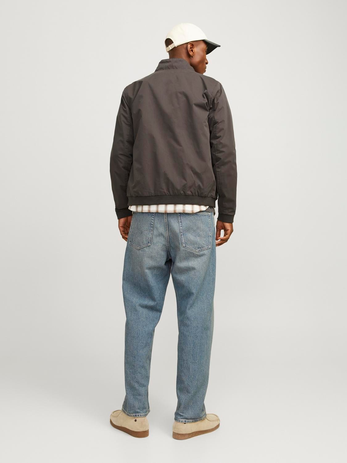 Jack & Jones Blouson »JJERUSH HARRINGTON BOMBER NOOS«, ohne Kapuze, mit Stehkragen