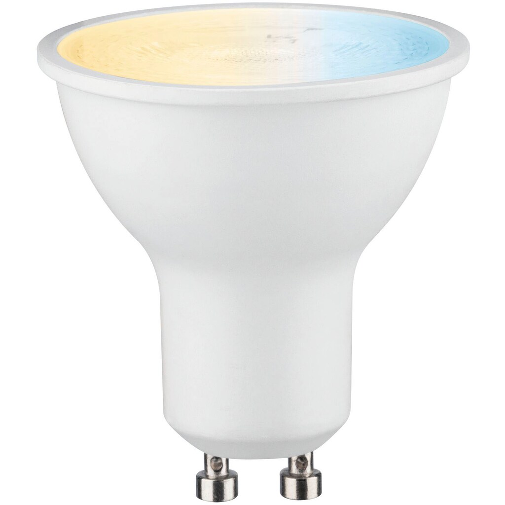 Paulmann LED-Leuchtmittel »Smart Home Zigbee Reflektor 5 W Matt GU10 2.700 - 6.500K«, GU10, 1 St., Warmweiß