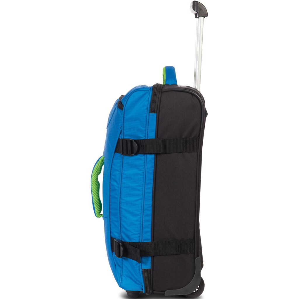 BESTWAY Reisetasche »Rollenreisetasche, blau 55 cm«, mit ausziehbaren, mehrfach arretierbarem Trolleygestänge