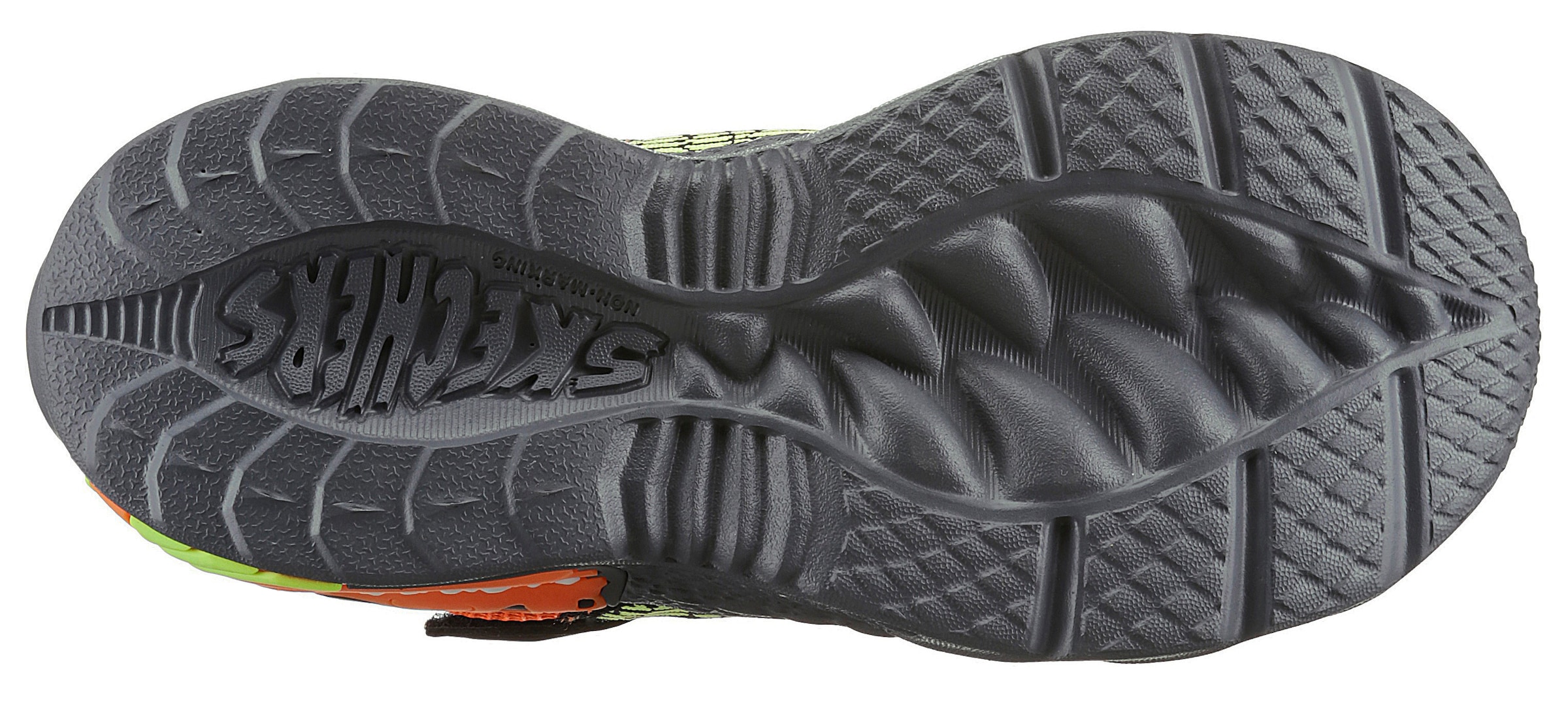 Skechers Sneaker »DINO-LIGHTS-«, Freizeitschuh mit Blinkfunktion, Größenschablone zum Download