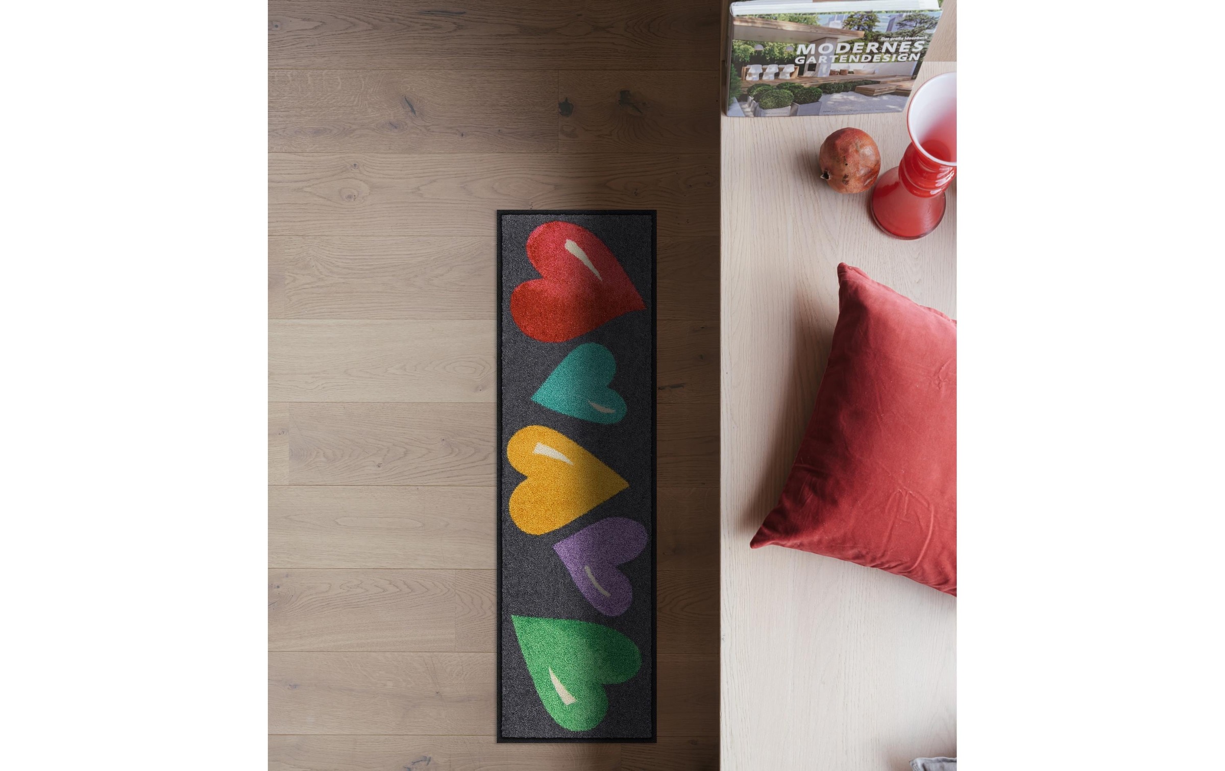   Fußmatte »Salonlöwe Fussmatte Big Hearts Colorful«