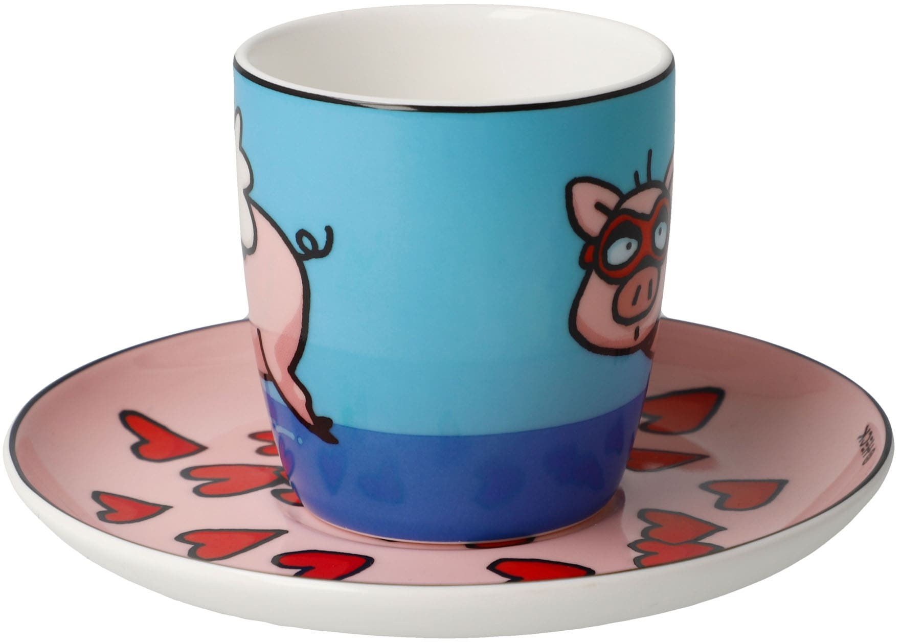 Goebel Tasse »Espressotasse Ed Eck- When Pigs Fly«