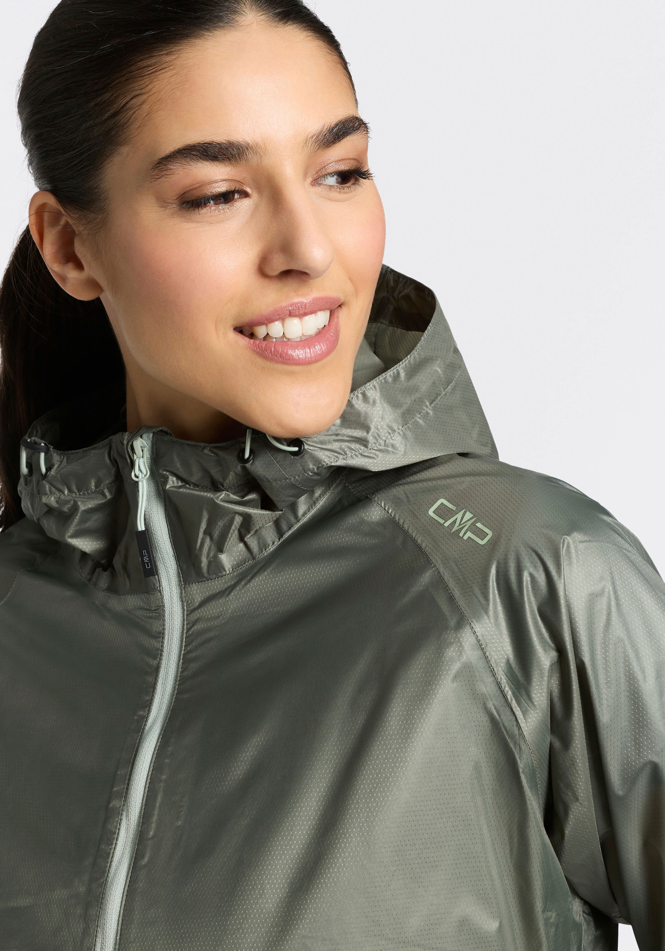 CMP Regenjacke Regenjacke mit versiegelten Nähten, wasserdicht und winddicht