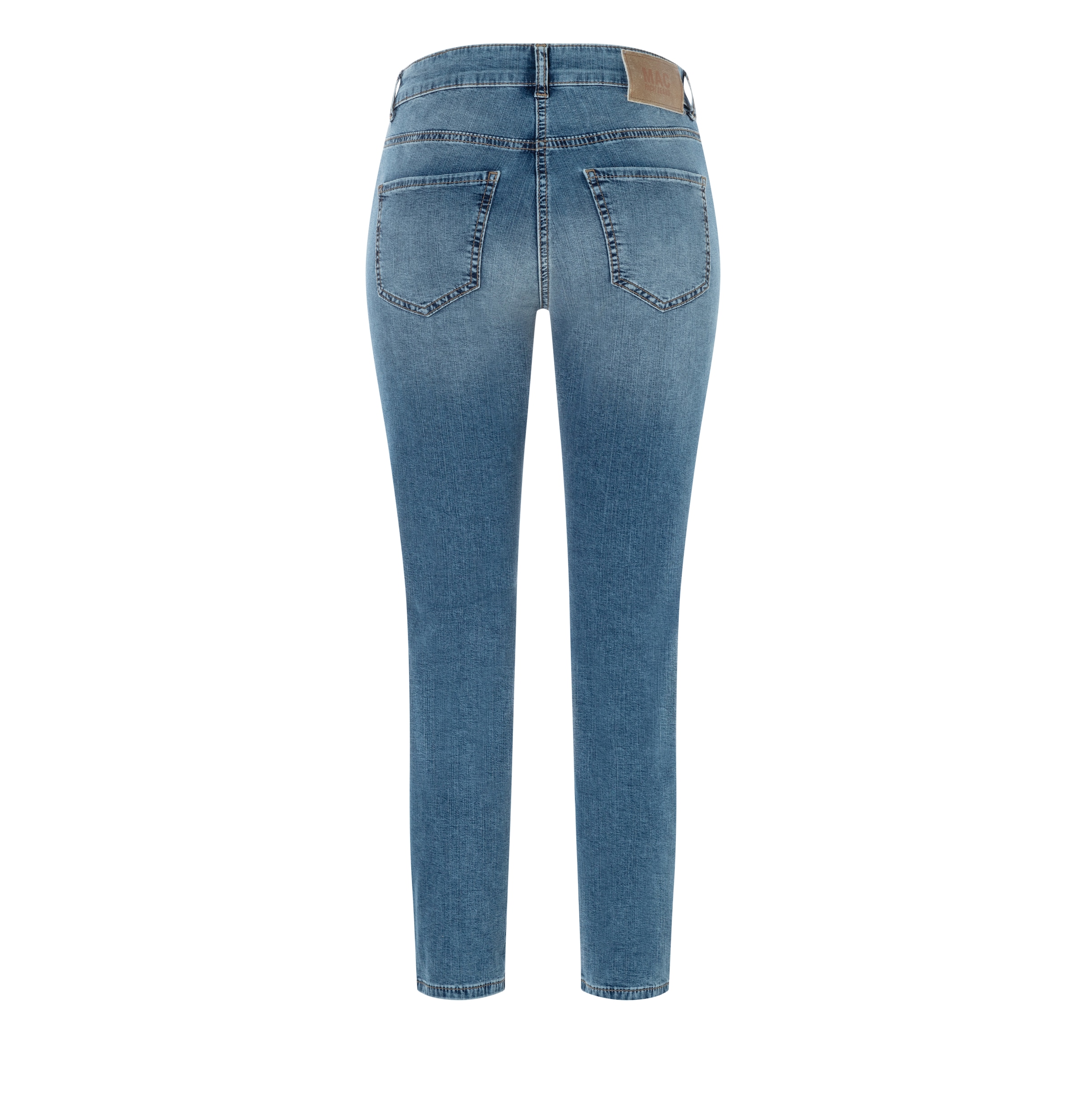 MAC Slim-fit-Jeans »RICH SLIM 7/8 flower« mit Schmucksteinen