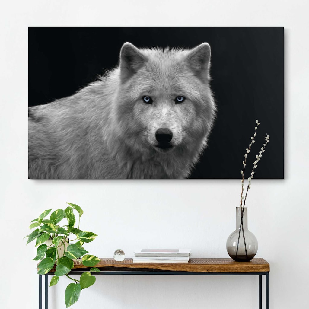 Reinders! Wandbild »Wolfsauge«