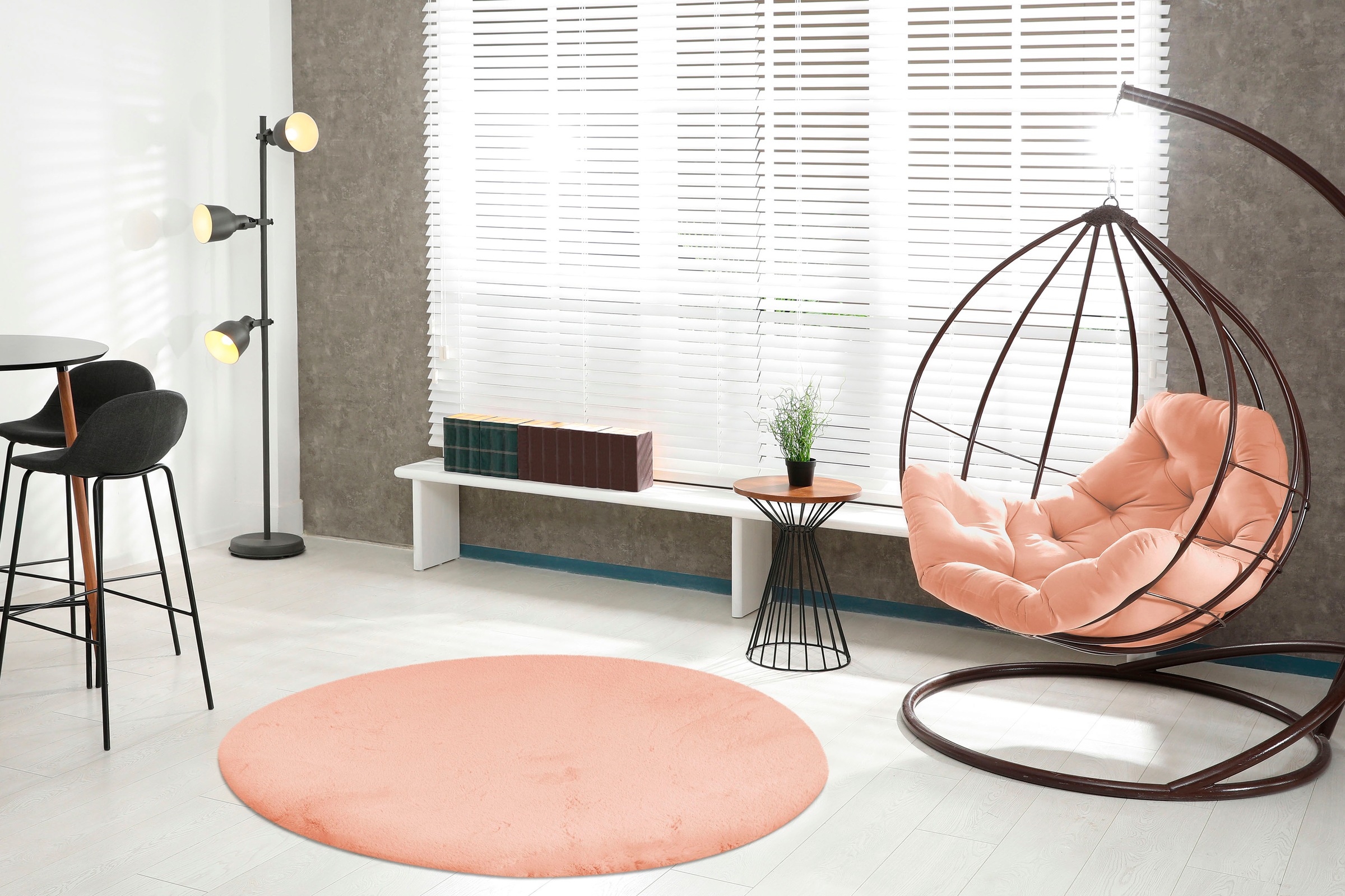 Padiro Teppich »Rabbit Light 525« rund 26 mm Höhe