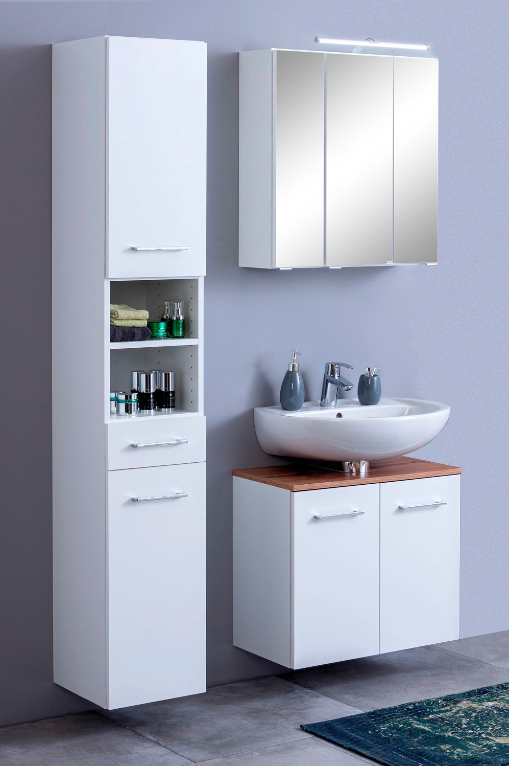 welltime Badmöbel-Set »Avignon« 3 Stk. tlg. günstig online kaufen