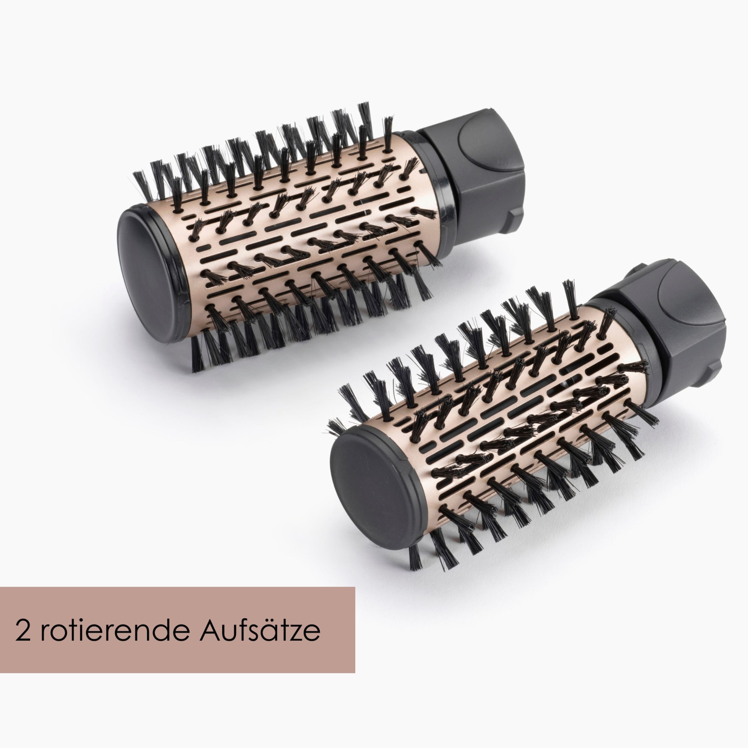 BaByliss Warmluftbürste »BaByliss Big Hair 1000 Warmluftbürste rotierend, AS962E« 2 Aufsätze Rotierender Rundbürstenföhn mit Ionen, 2 Aufsätze für Volumen, 1000 W
