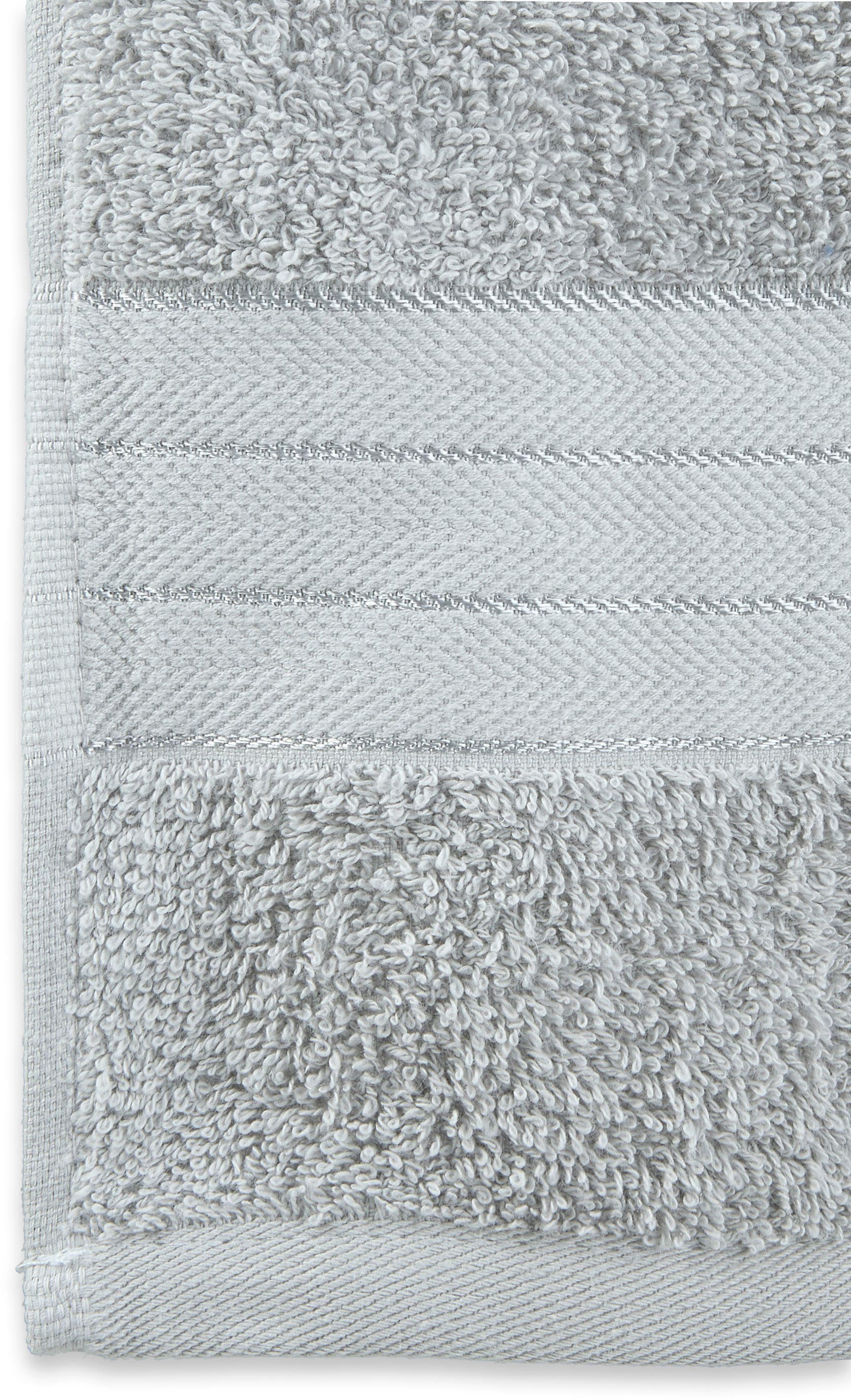 Emotion Handtuch Set »Uni«, (8 St., 2 Badetücher-2 Gästetücher-2 Handtücher-2 Waschlappen), Baumwolle, Walkfrottee, Bordüre, 500 GSM, Einfarbig, ohne Aufhängung
