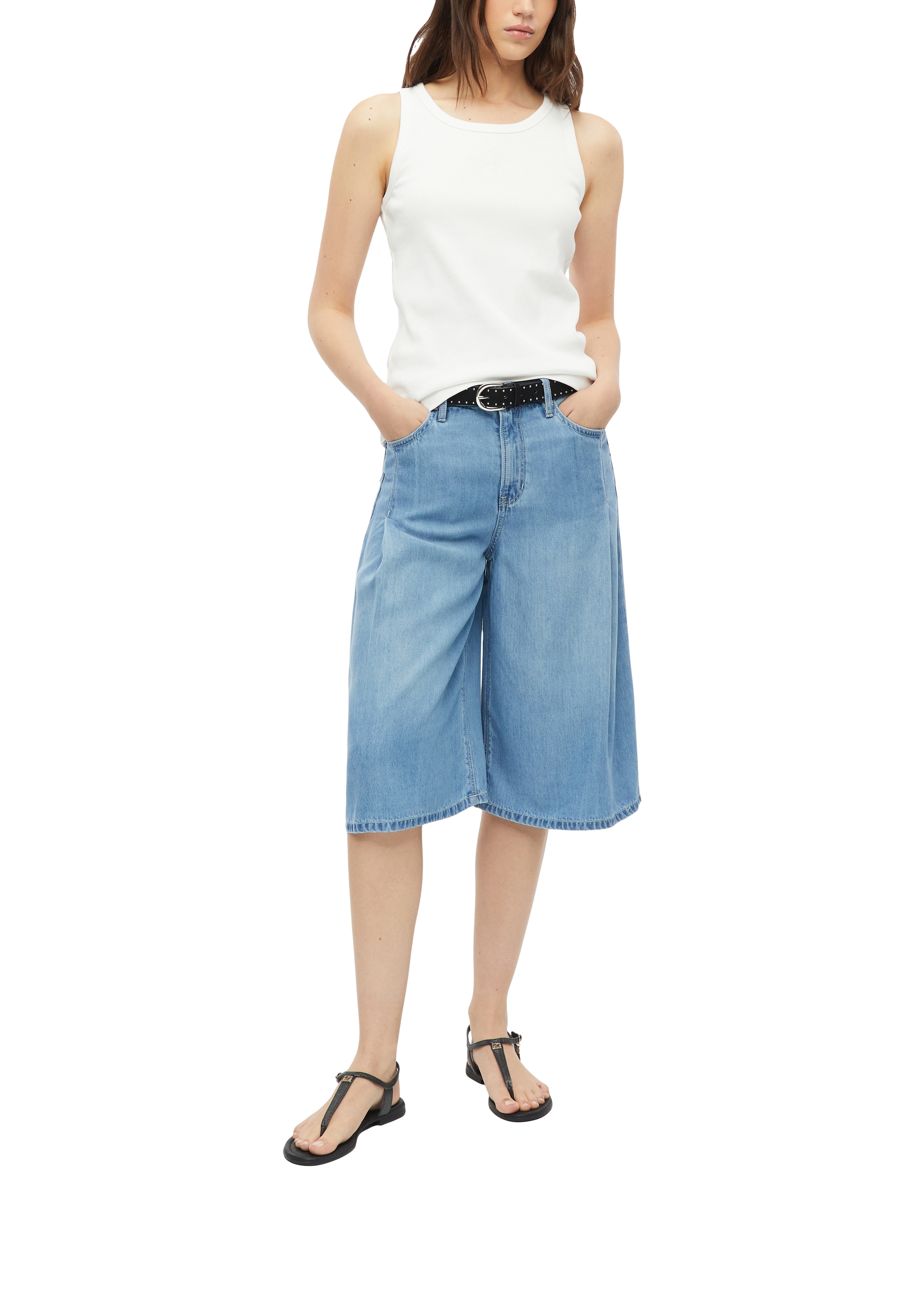 s.Oliver Bermudas »Style Suri«  Jeans-Hosenrock - kniebedeckend