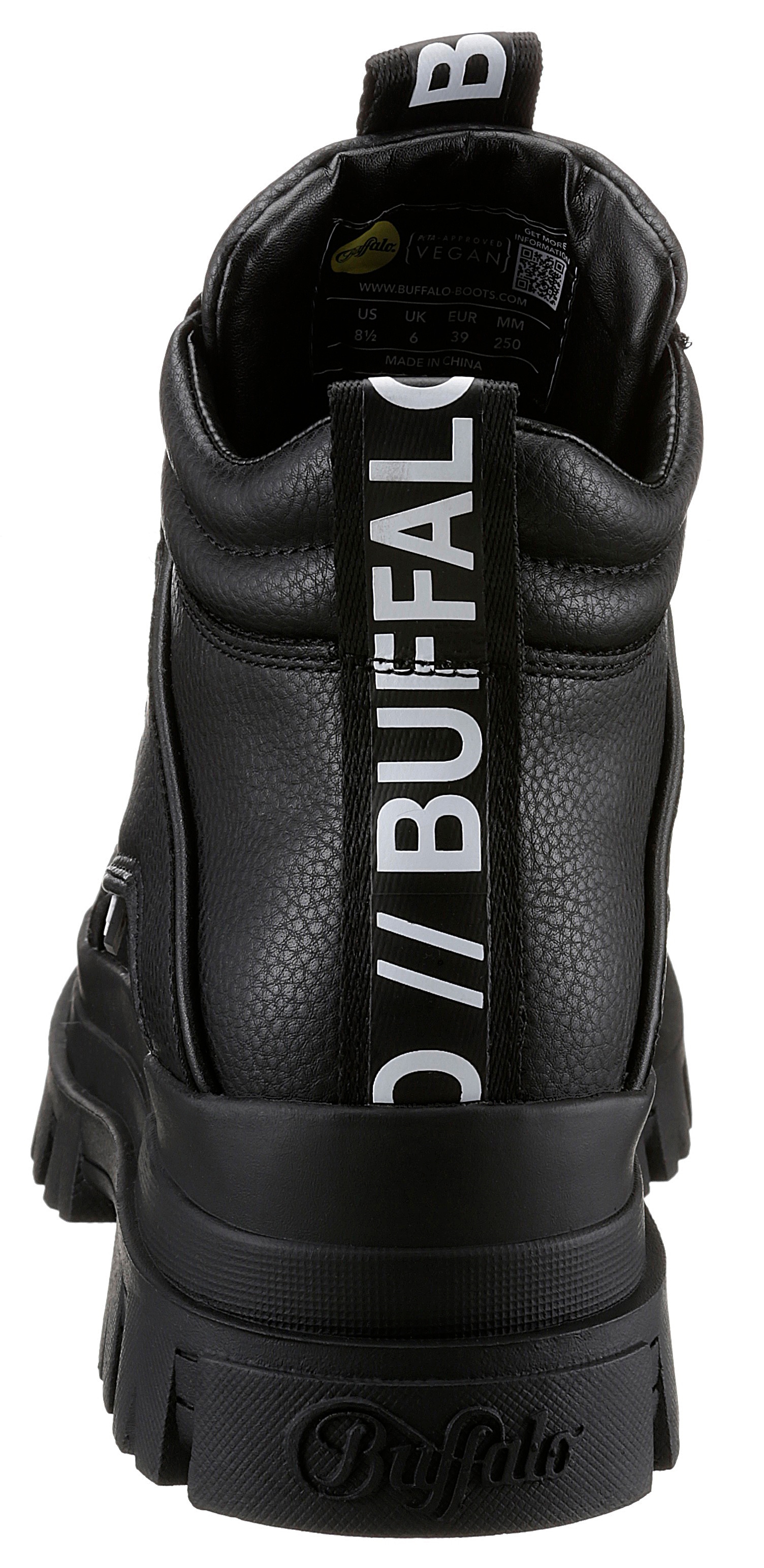 Buffalo Schnürboots »ASPHA NC MID«, Schnürstiefelette, High Top Sneaker mit weicher Schaftrandpolsterung