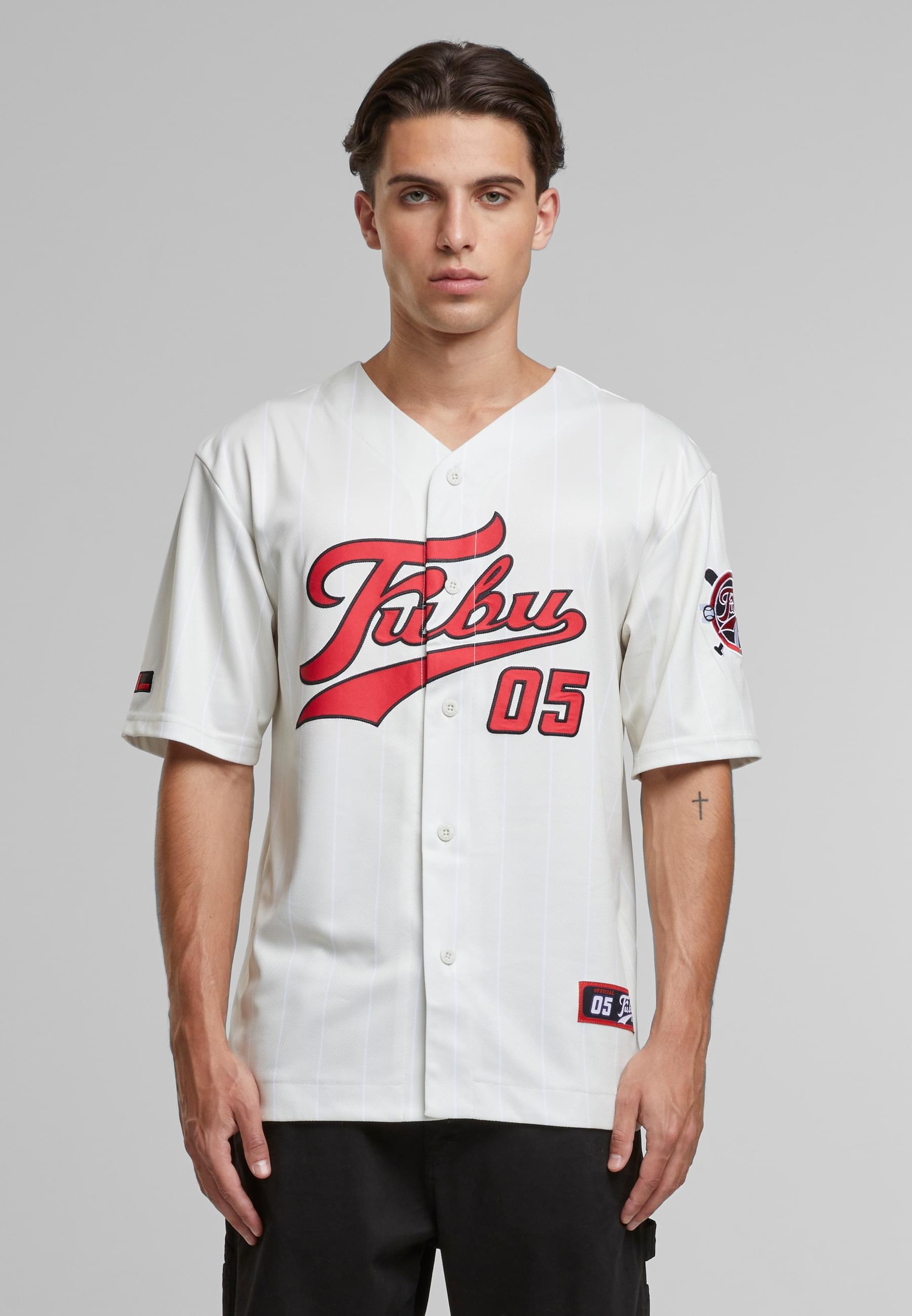 Fubu Langarmhemd »Fubu FM243-002-1 Fubu Varsity Baseball Jersey« 1 Stk.