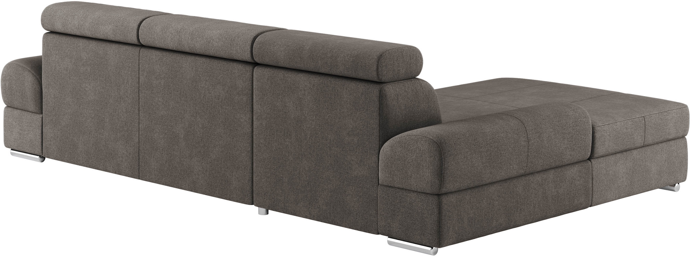 sit&more Ecksofa »Broadway L-Form«, inklusive Kopfteilverstellung, wahlweise mit Bettfunktion