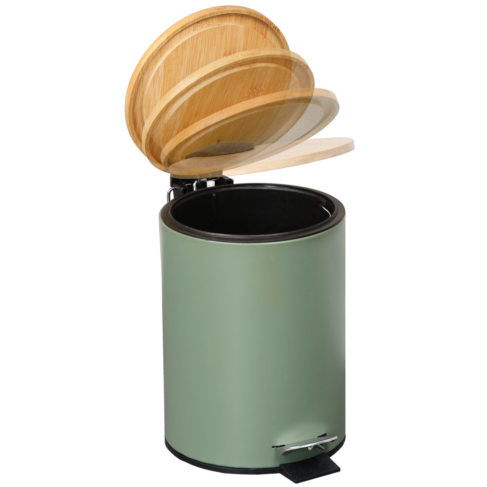 KESPER® Kosmetikeimer »Mülleimer Bambus, FSC® zertifiziert, 3l« inkl. Inneneimer, Deckel mit Soft-Close