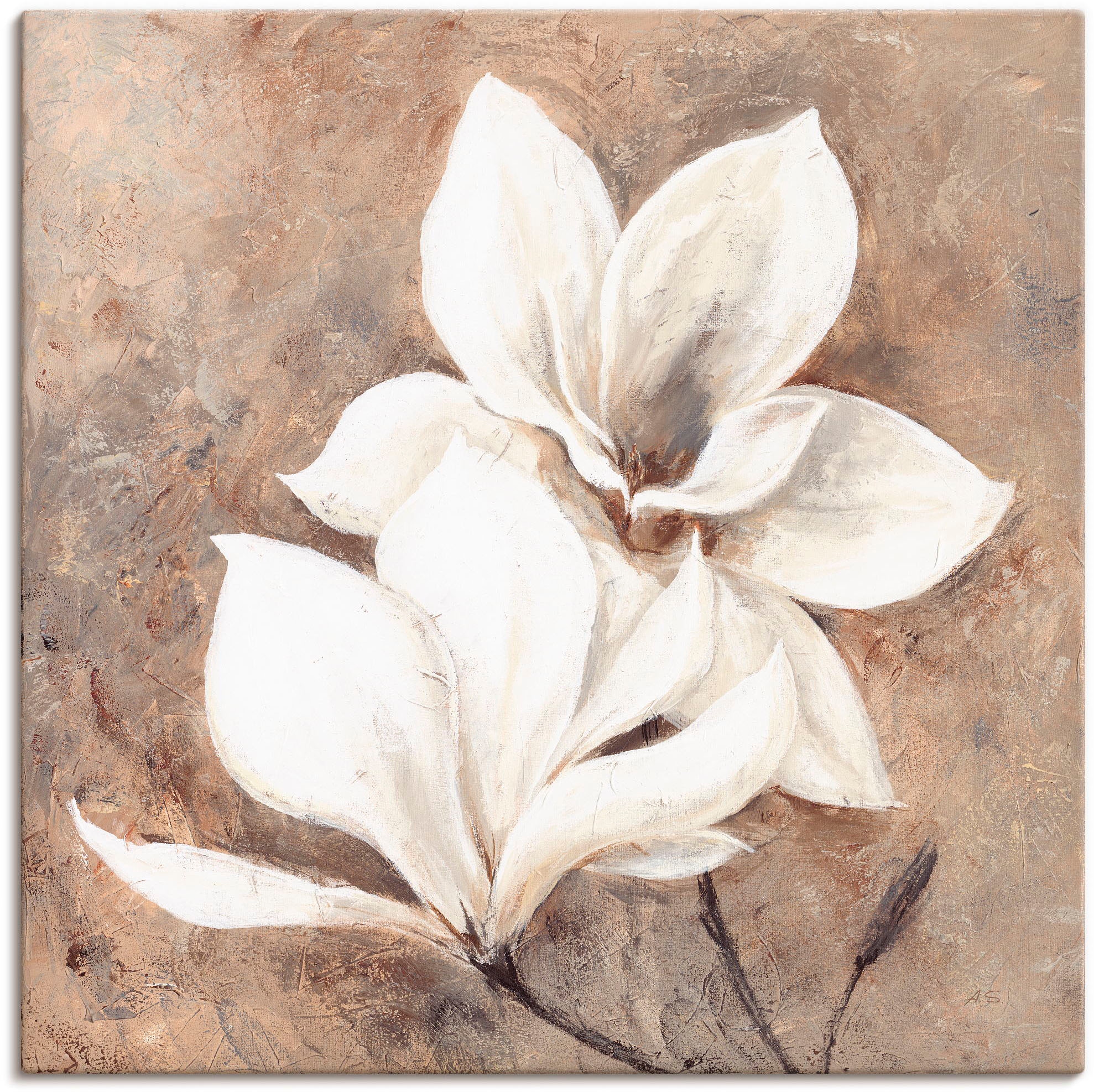 Artland Wandbild »Klassische Magnolien« 1 Stk. tlg. als Alubild, Outdoorbil günstig online kaufen