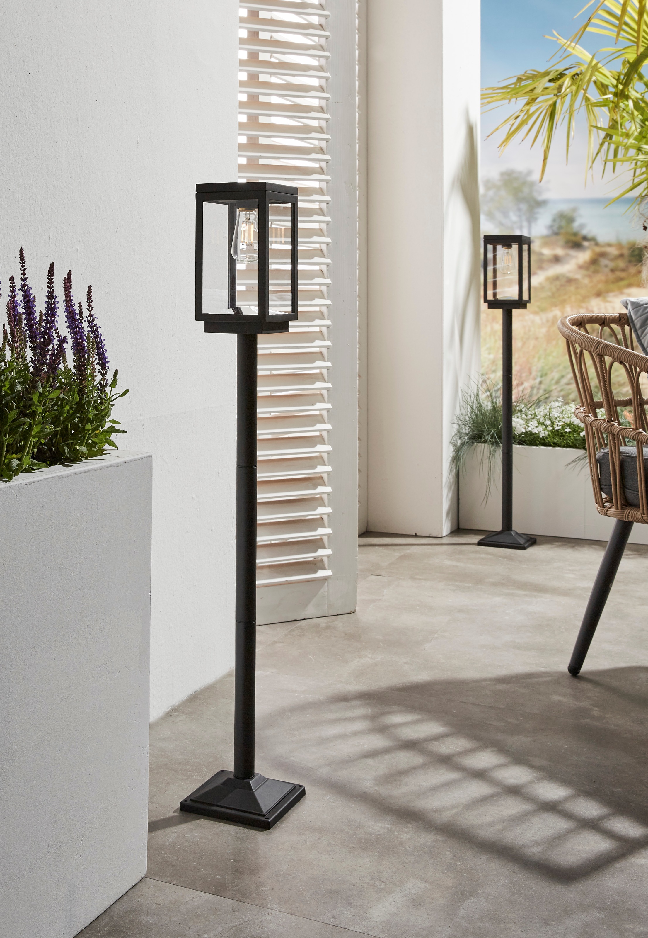 LUXFORM Außen-Stehlampe »Solar-Outdoor-Stehlampe - Amsterdam - LED«, Leucht günstig online kaufen