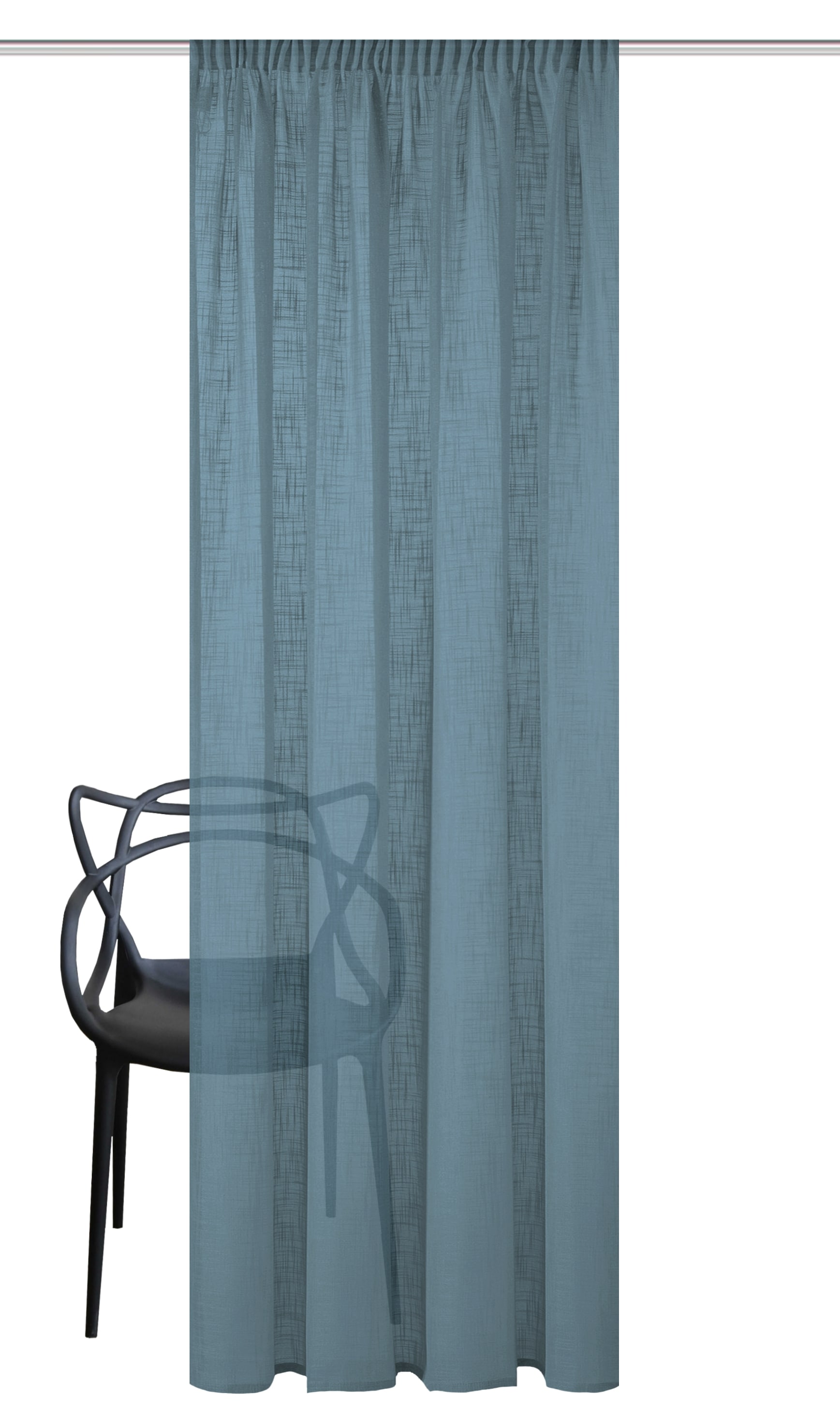 Home Basics Gardine »SOFTY« Multifunktionsband 1 Stk. tlg. Kombibandschal Leinenstruktur SOFT