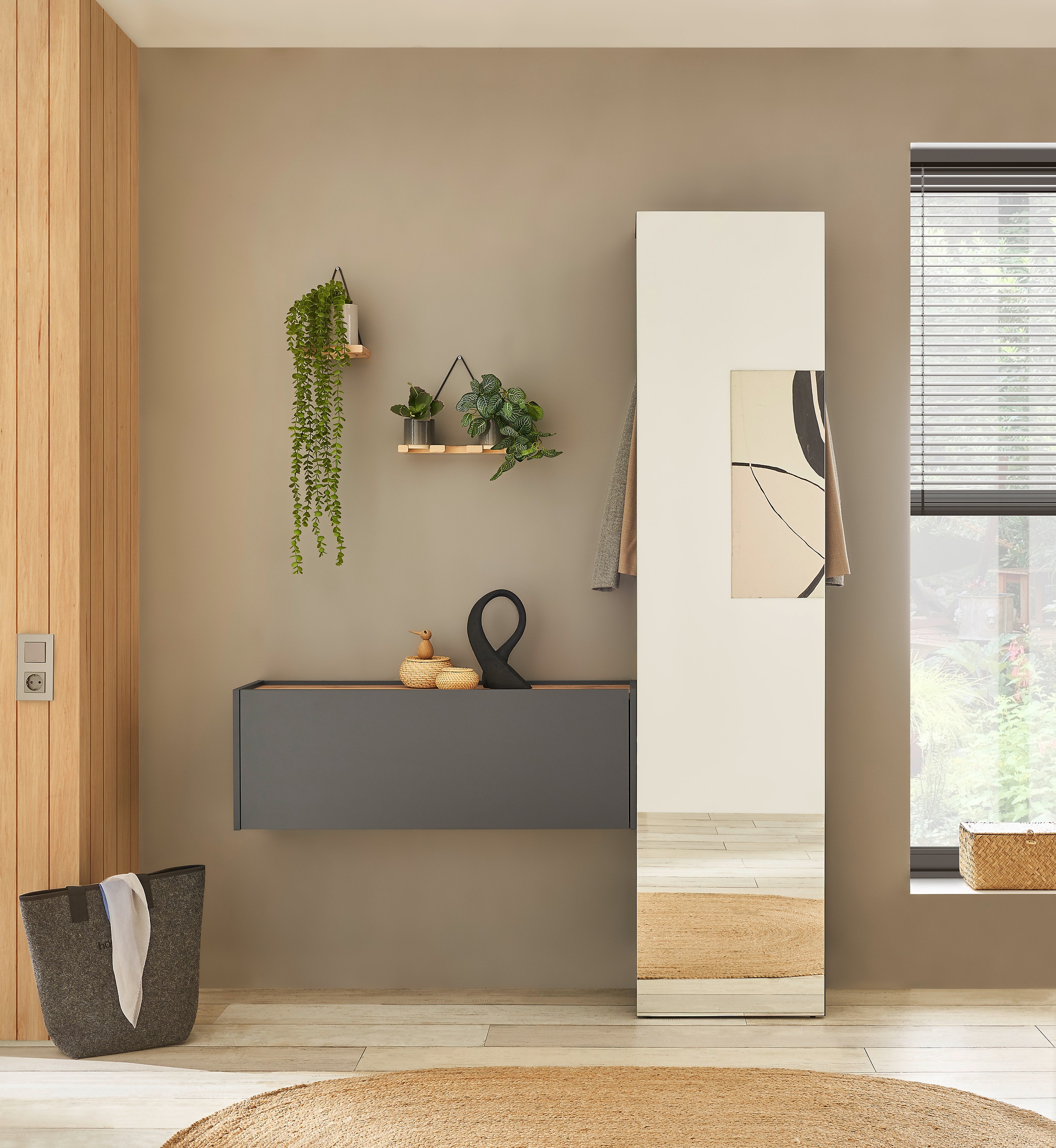 INOSIGN Garderoben-Set »GIRON/ CiTY, Garderobe in Wotan Eiche, moderner Gar günstig online kaufen