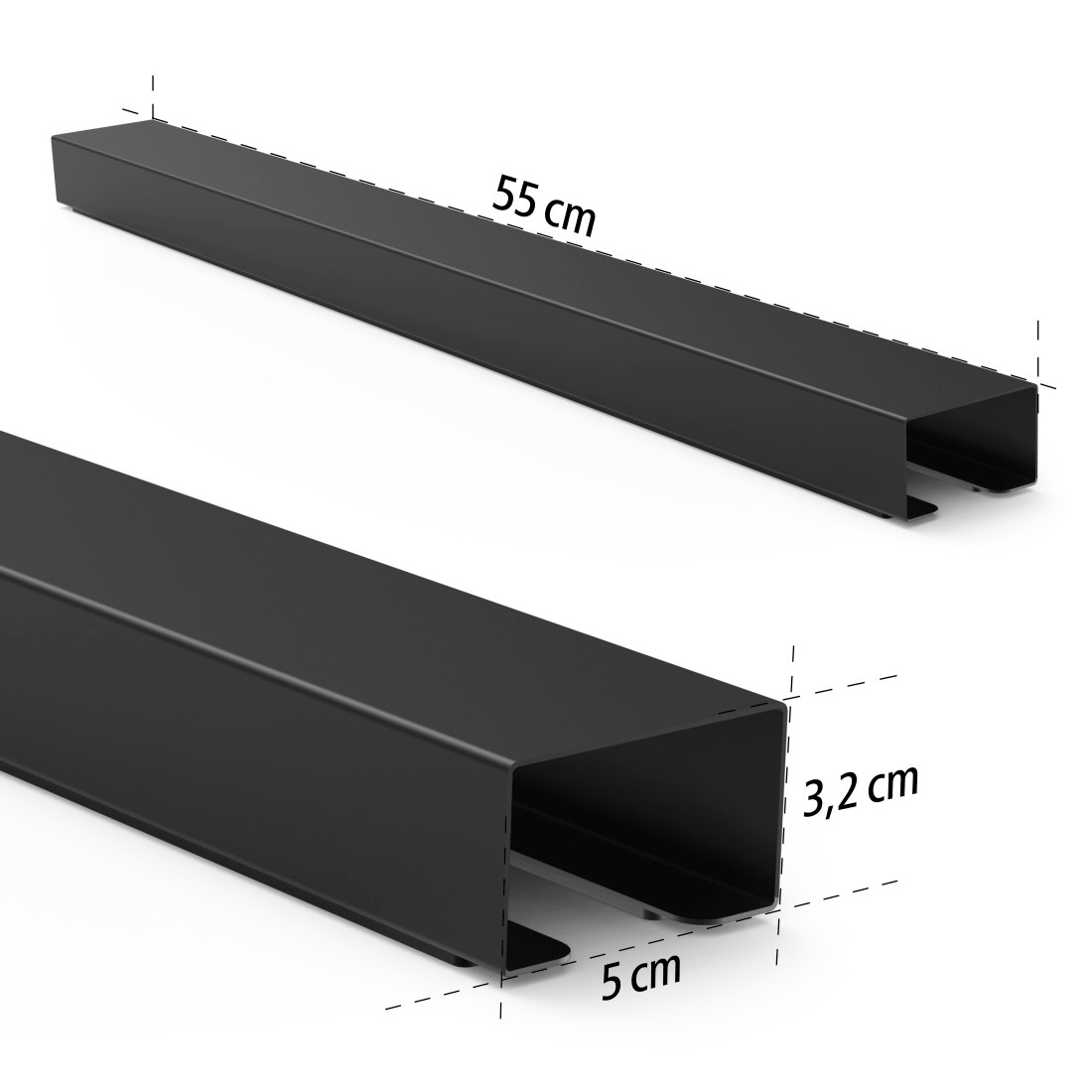 Hama Kabelkanal »Kabelkanal aus Metall, magnetisch, 55 x 5 x 3,2 cm«