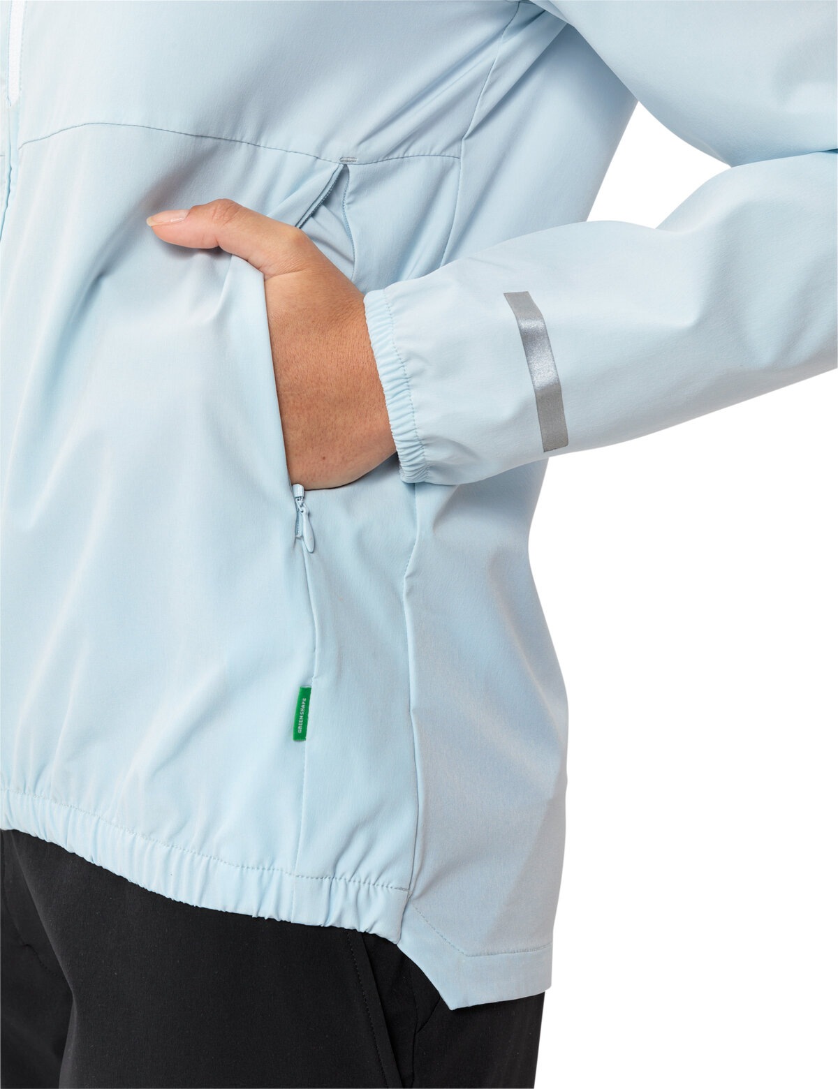 VAUDE Funktionsjacke »WOMEN'S CYCLIST AIR JACKET« 1 Stk. tlg. mit Kapuze sportlich, wasserabweisend, windabweisend, atmungsaktiv
