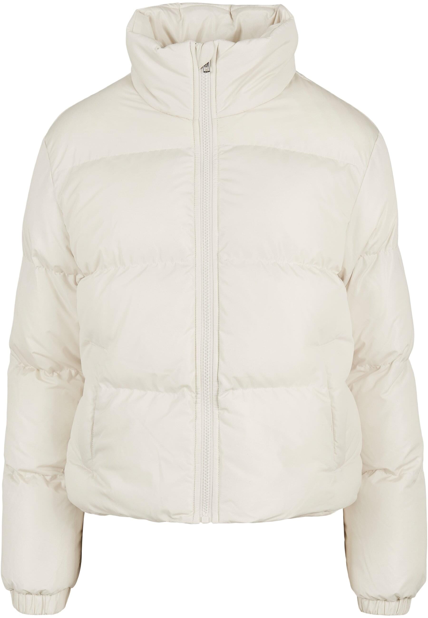 URBAN CLASSICS Winterjacke »Urban Classics Damen Ladies Short Peached Puffer Jacket« 1 Stk. tlg. ohne Kapuze