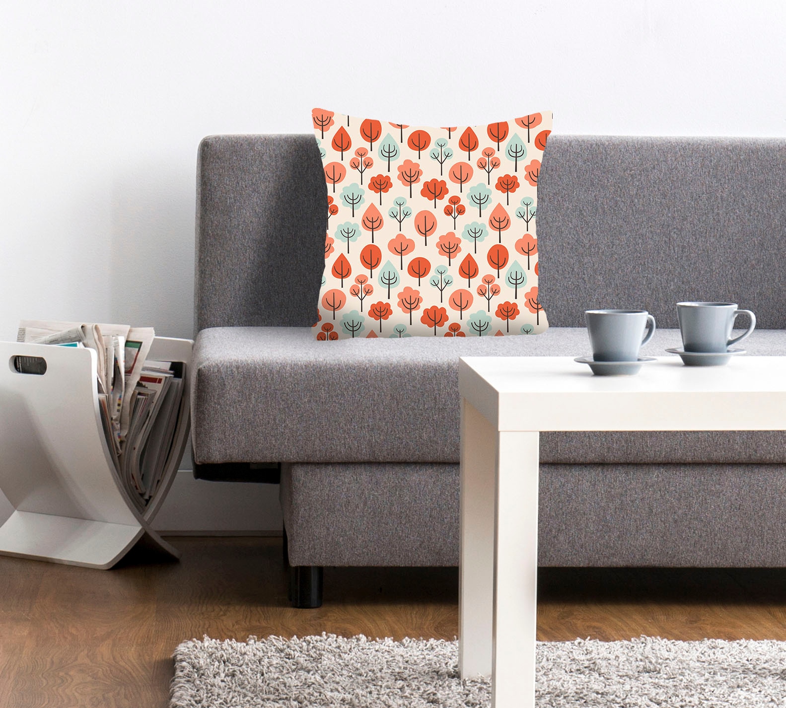 queence Dekokissen »Reinhard« mit schönen Laubbäumen günstig online kaufen