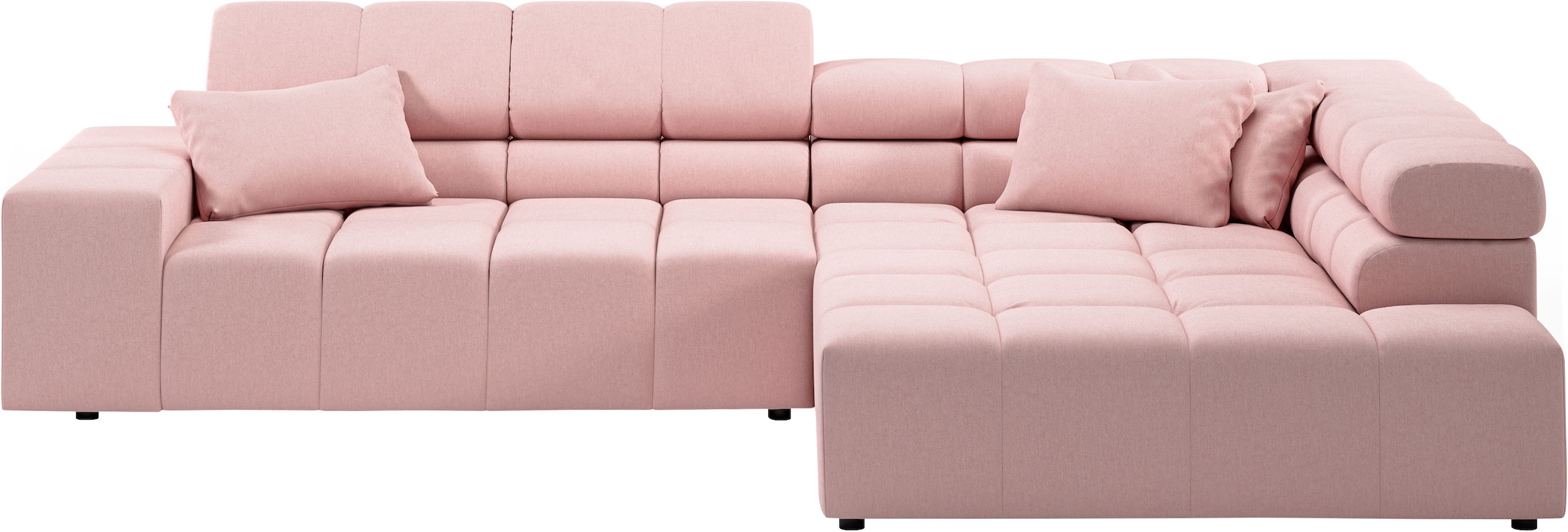 INOSIGN Ecksofa »Ancona incl. Kopfteilverstellung, OTTOs Choice, Breite 319cm, L-Form«, wahlweise motorische Sitztiefenverstellung, auch in Cord + Easy Care
