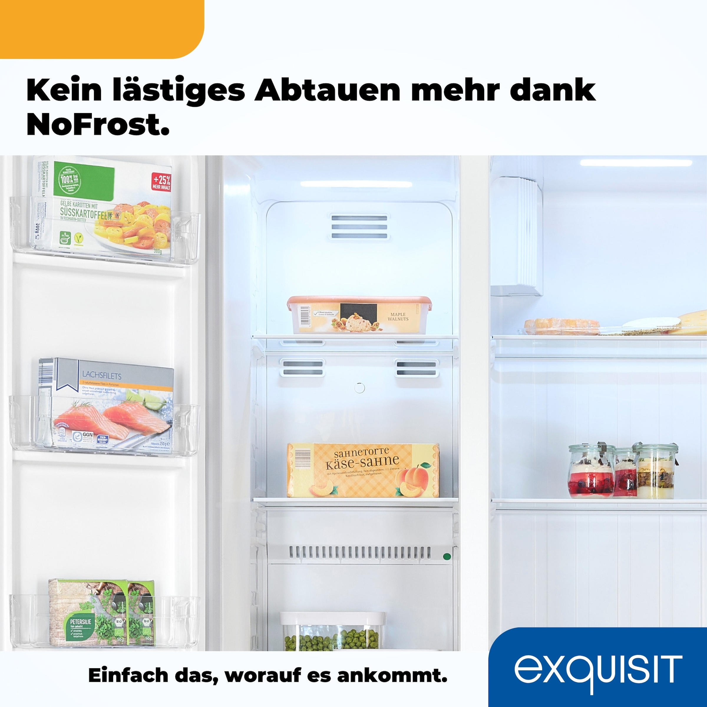 exquisit Side-by-Side »SBS46-040E inoxlook-az«
