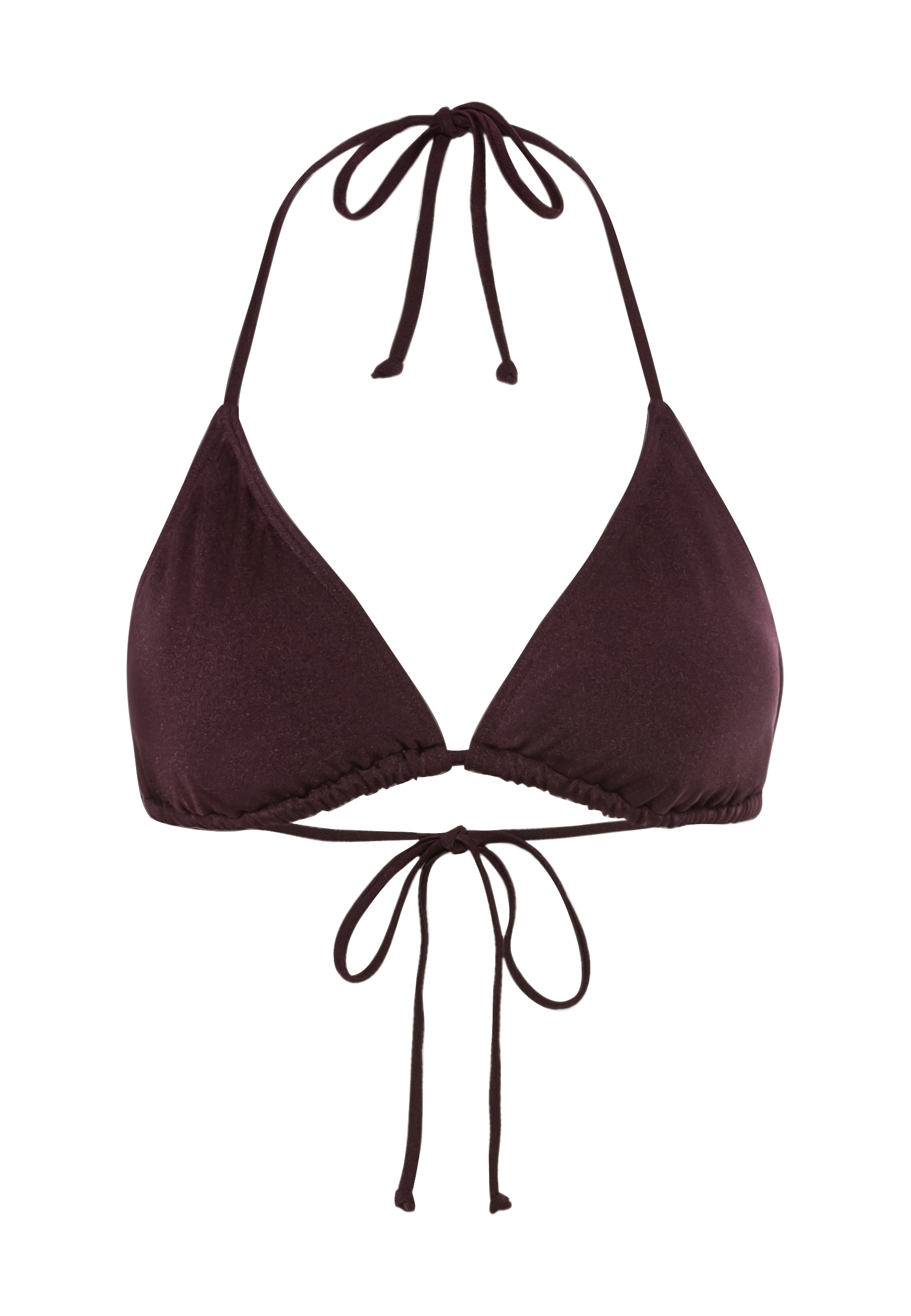 LSCN by LASCANA Triangel-Bikini-Top »Nele« mit glänzender Beschichtung