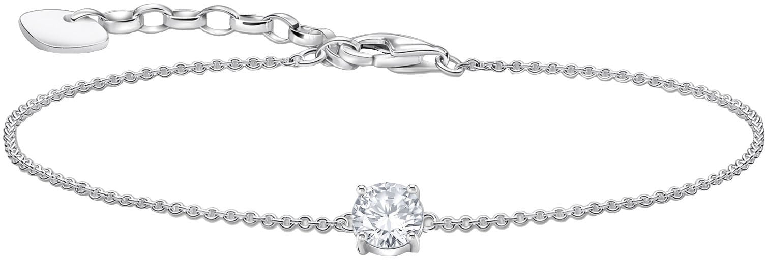 Thomas Sabo Armband »mit Großem Zirkonia, A2156-051-14-L19V, -9-L19V, -414-14-L19V« Mit Zirkonia (synth.)