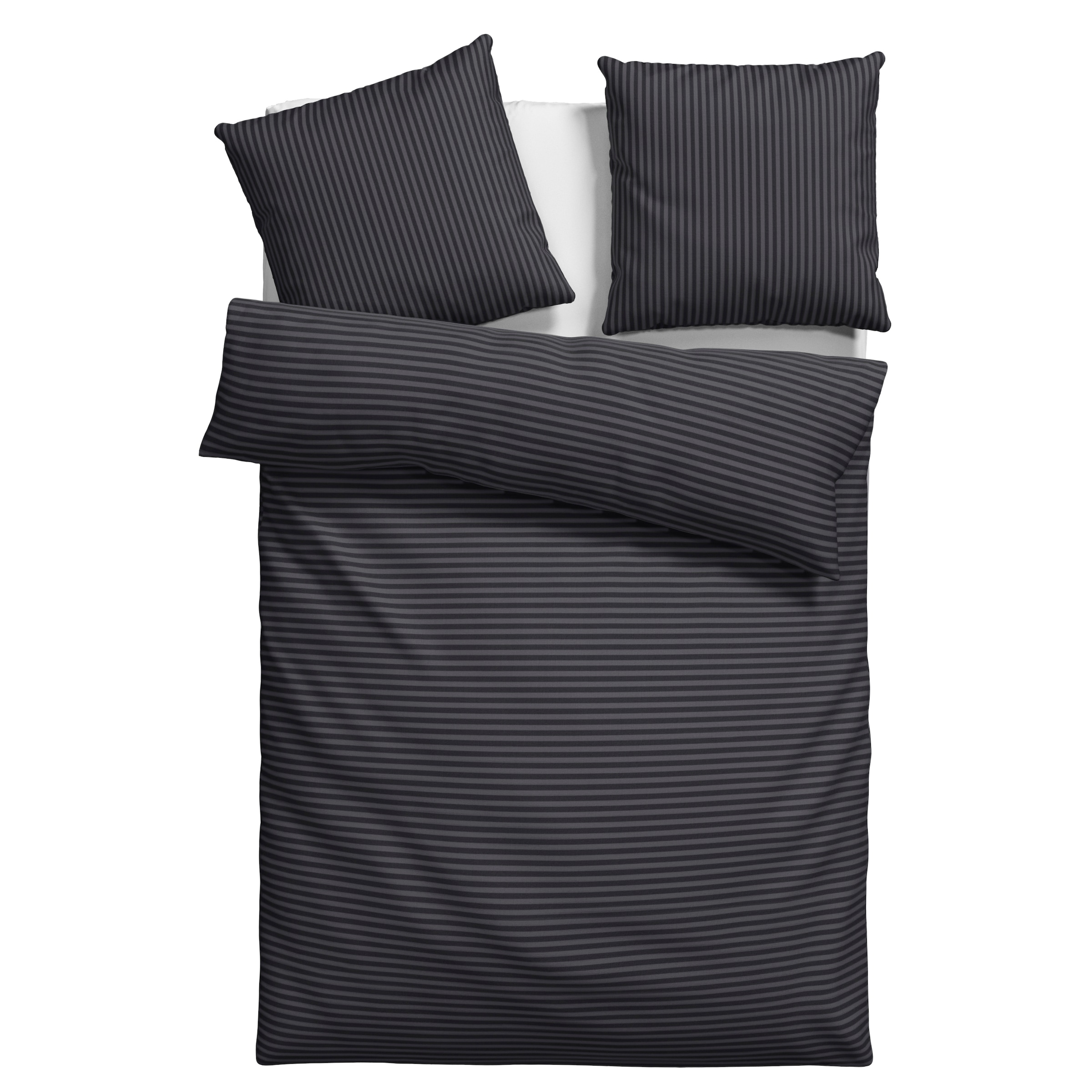 Bruno Banani Bettwäsche »Jassen«, moderne Bettwäsche aus Baumwolle, Bettwäsche mit Streifen-Design