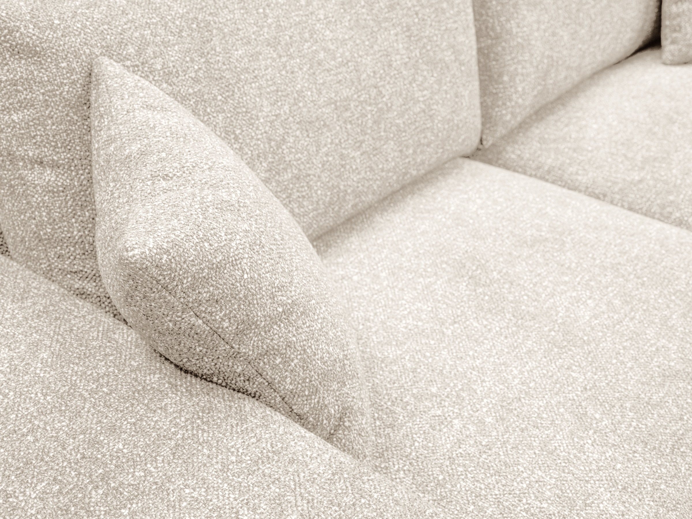 WERK2 Big-Sofa »Rozzana mit viel Platz und aktuellen Bezugsvarianten«, mit losen Rückenkissen