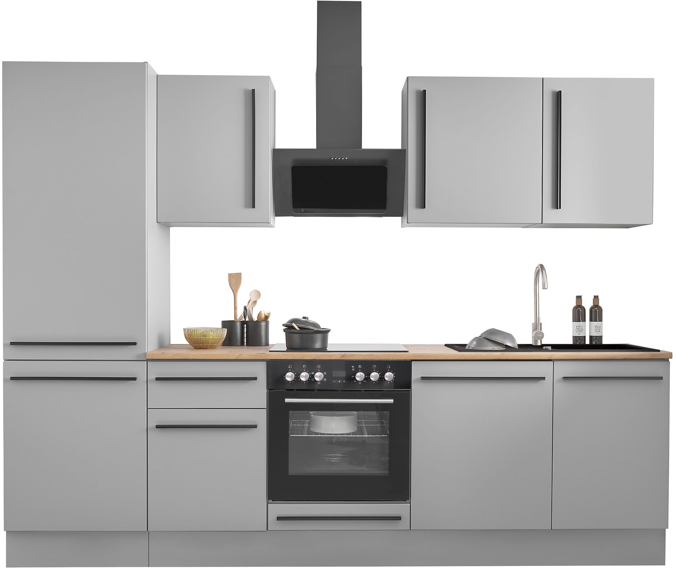BASIC by Balculina Winkelküche »Denver, Küche BxHxT 280 x 211 x 60«, Breite günstig online kaufen