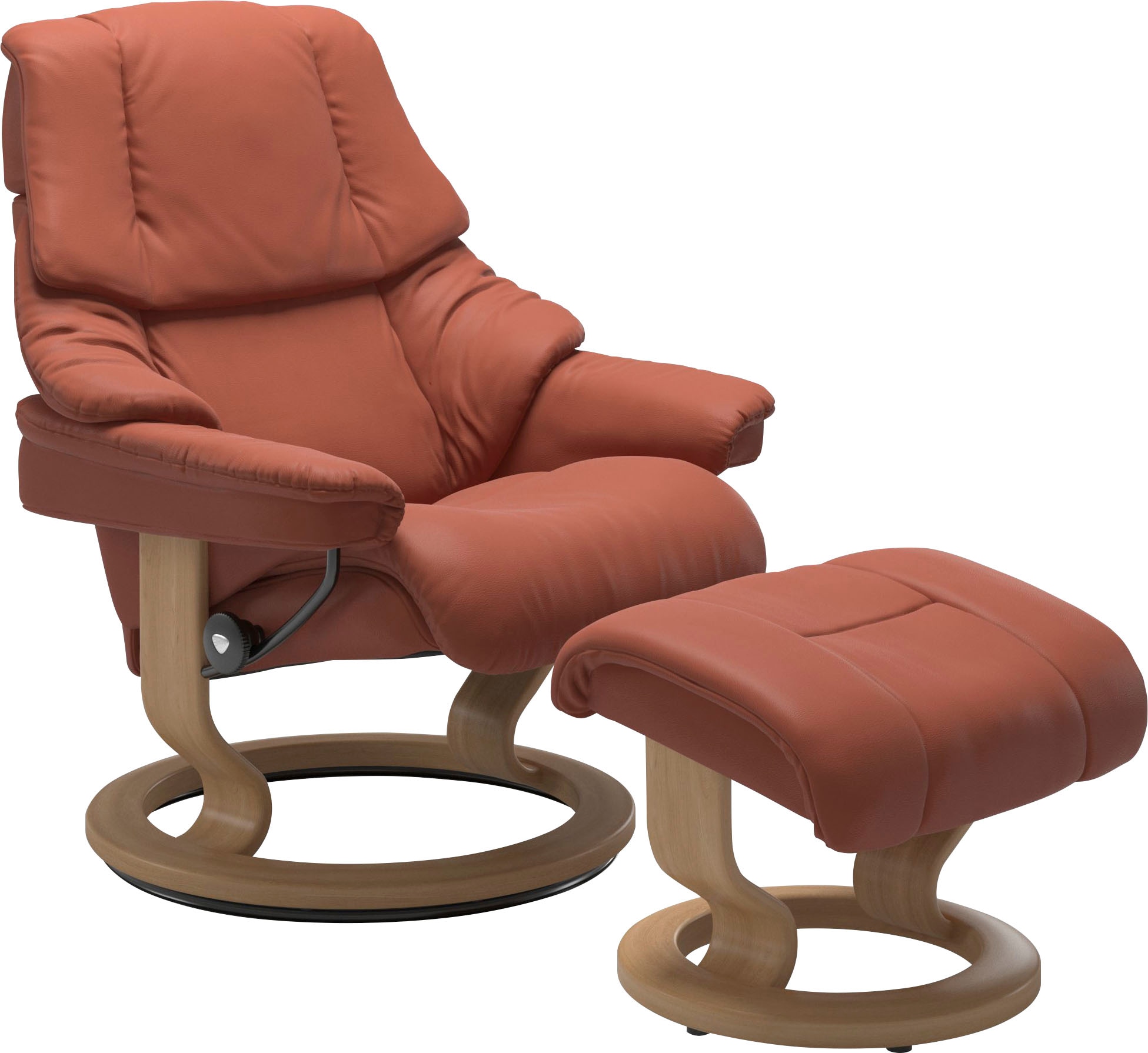 Stressless® Relaxsessel »Reno«, (Set, Relaxsessel mit Hocker), mit Hocker, günstig online kaufen