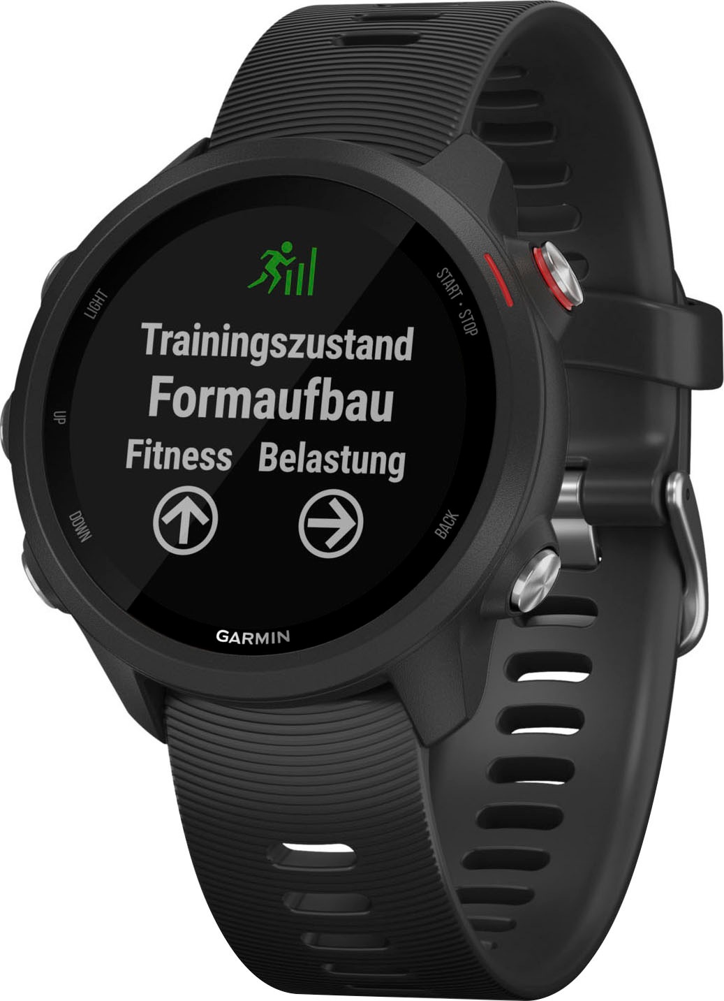 Garmin Smartwatch »FORERUNNER 245 MUSIC«, (Garmin GPS-Laufuhr mit Musikplayer)