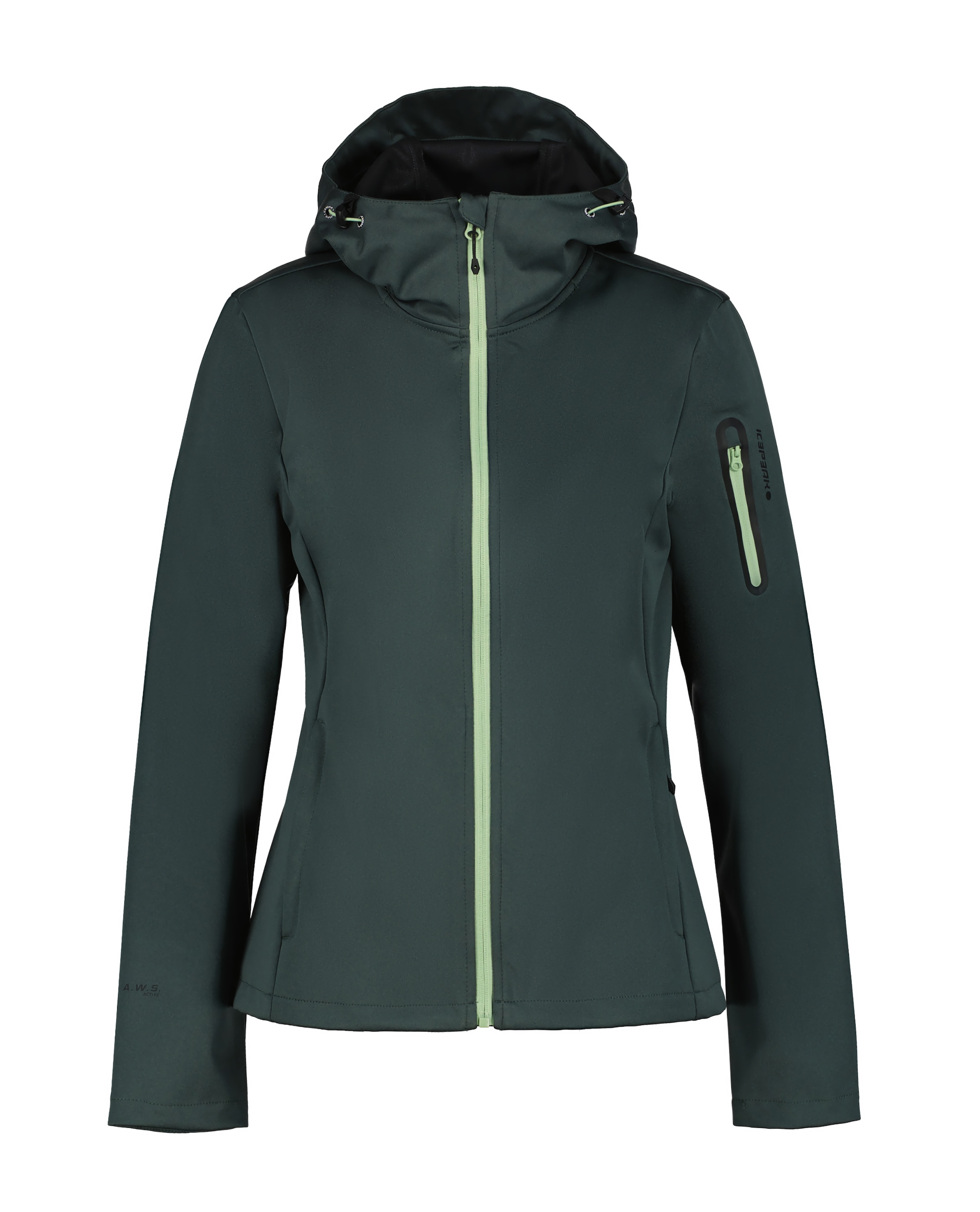 Icepeak Softshelljacke »D SOFTSHELLJACKE BRIDGEWATER«, mit Kapuze